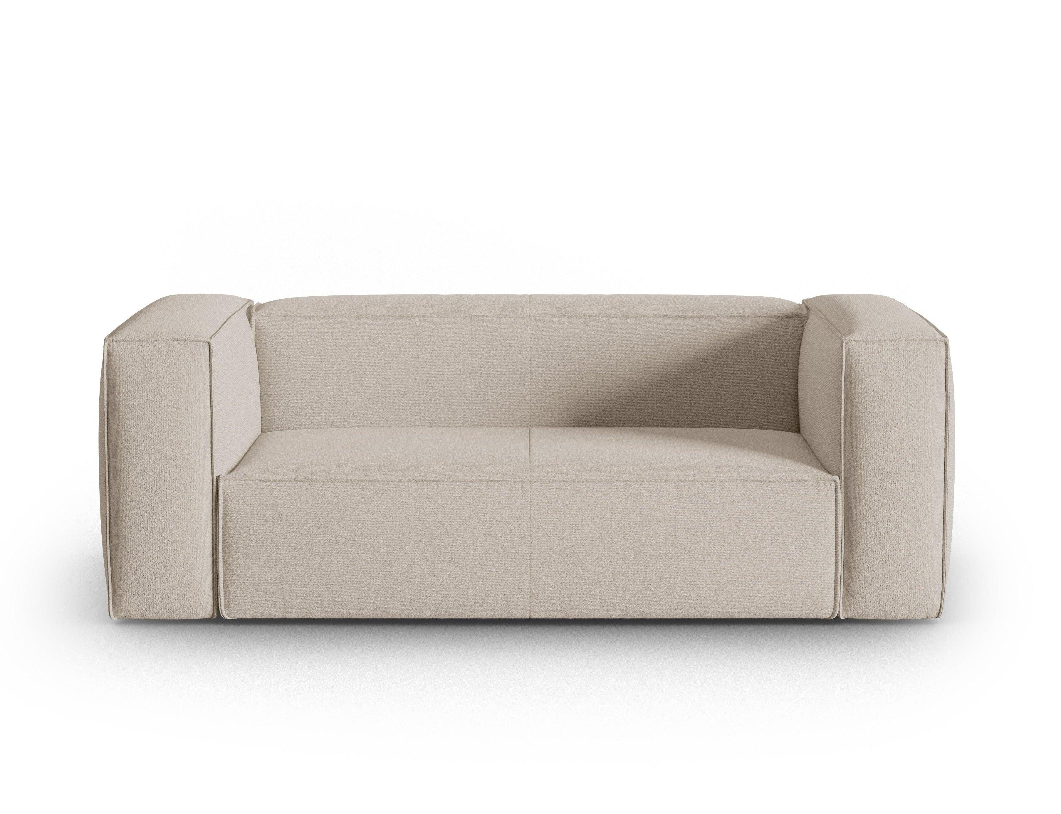 2-seater sofa MACKAY beige boucle