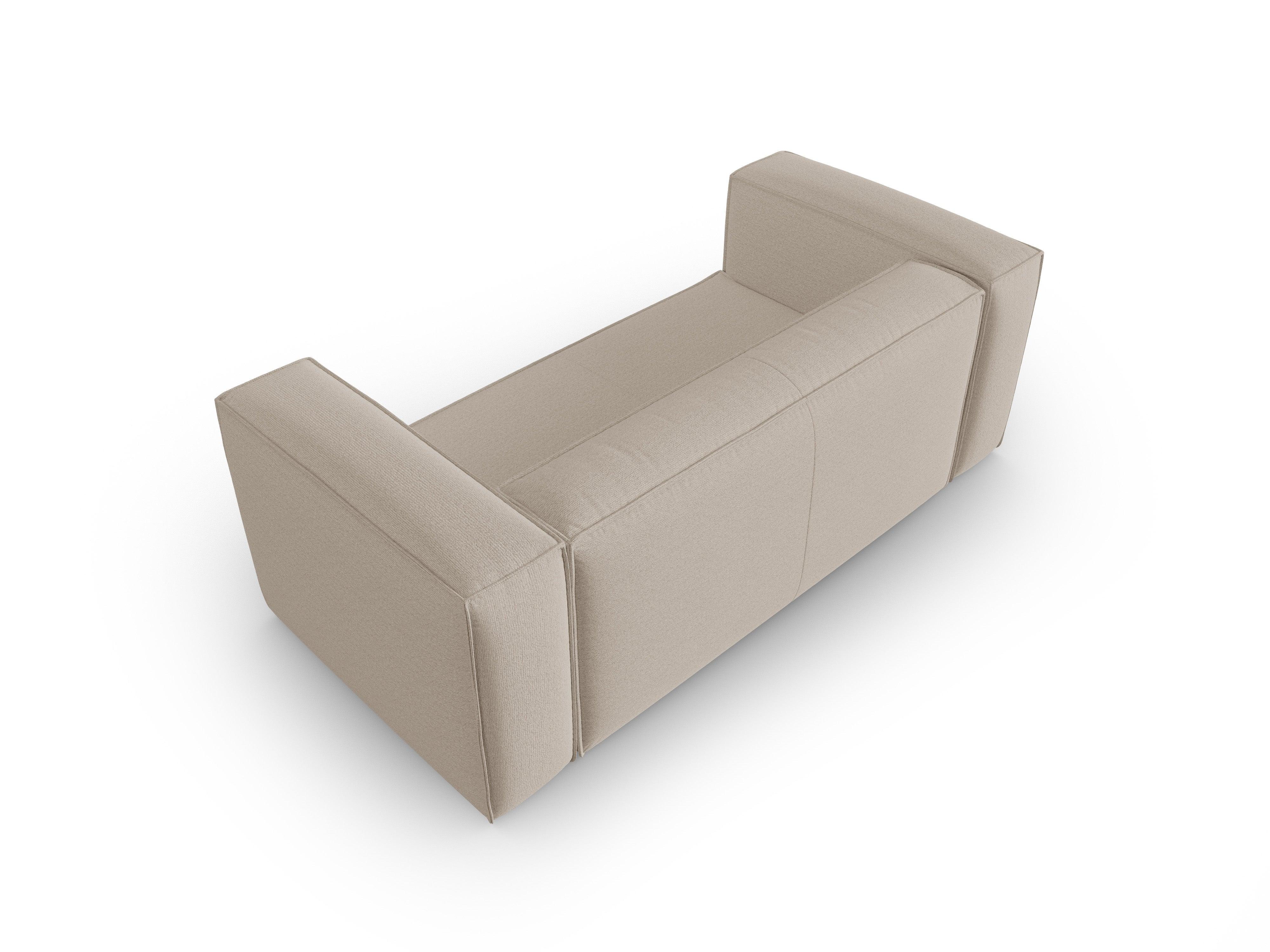 2-seater sofa MACKAY beige boucle