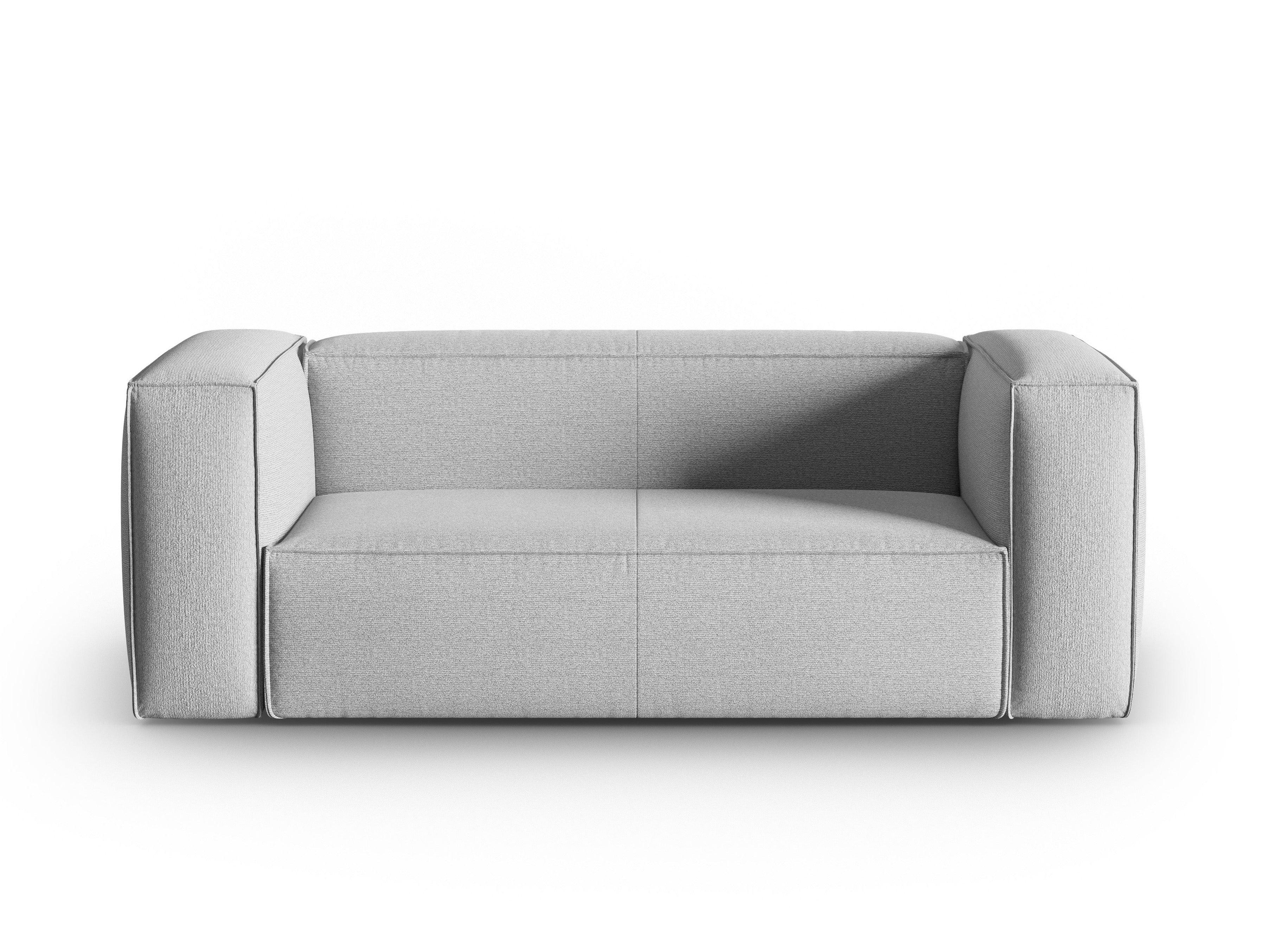 2-seater sofa MACKAY grey boucle