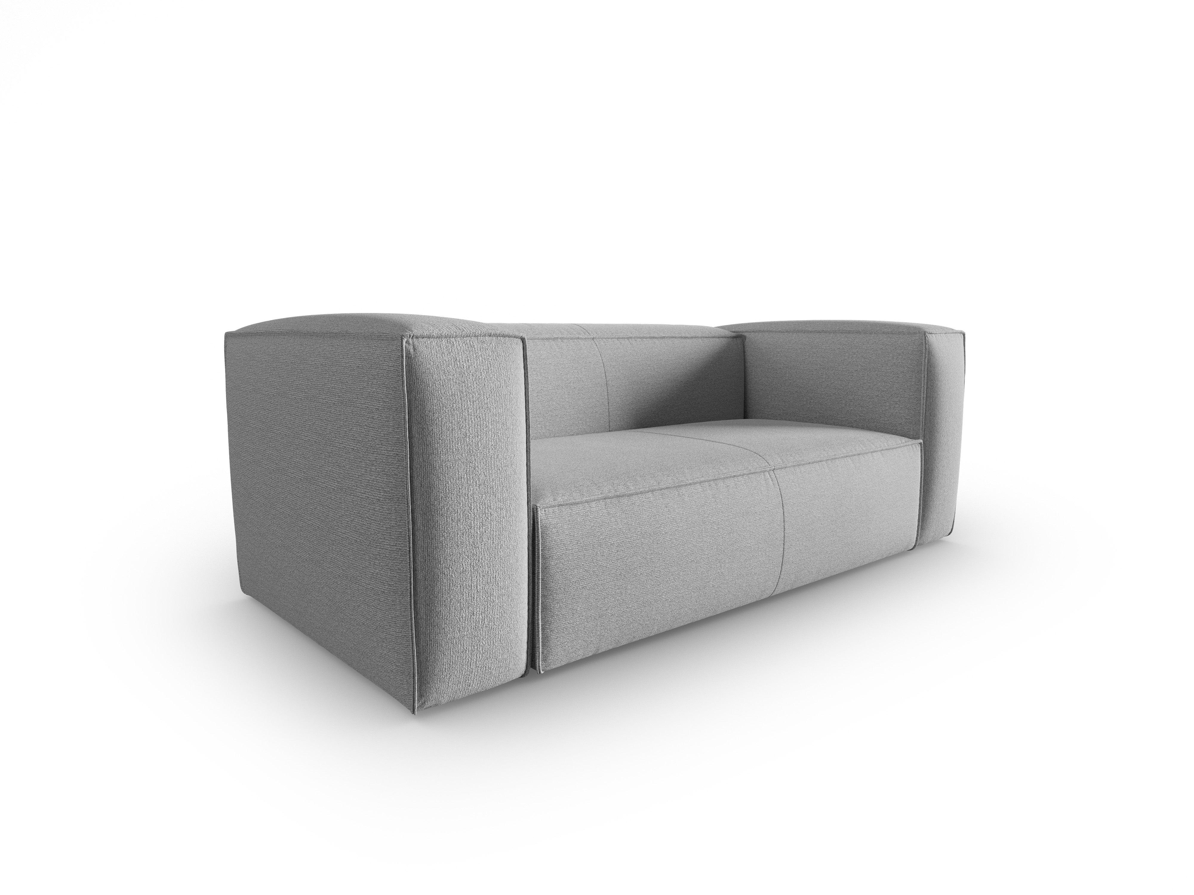 2-seater sofa MACKAY grey boucle