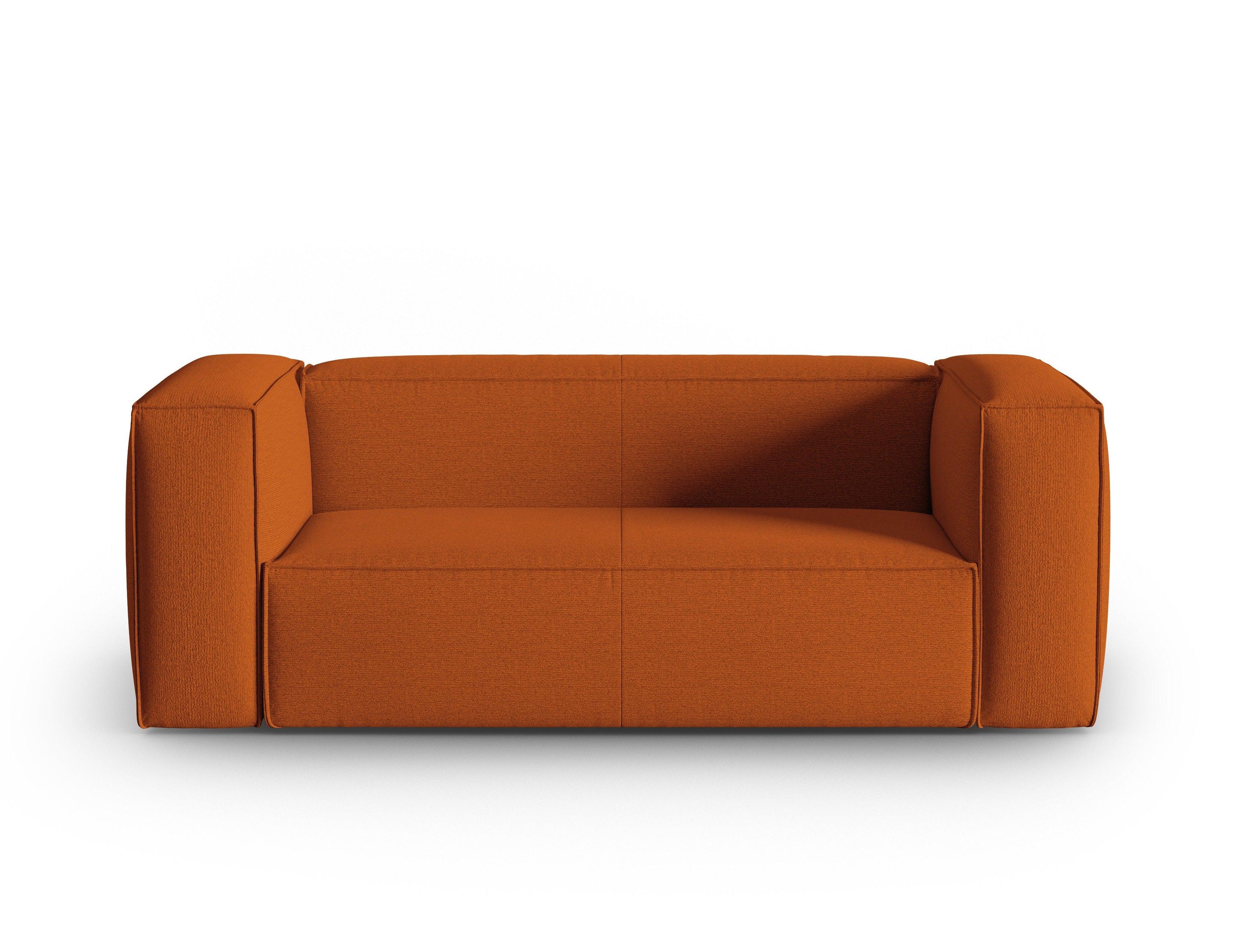 2-seater sofa MACKAY terracotta boucle