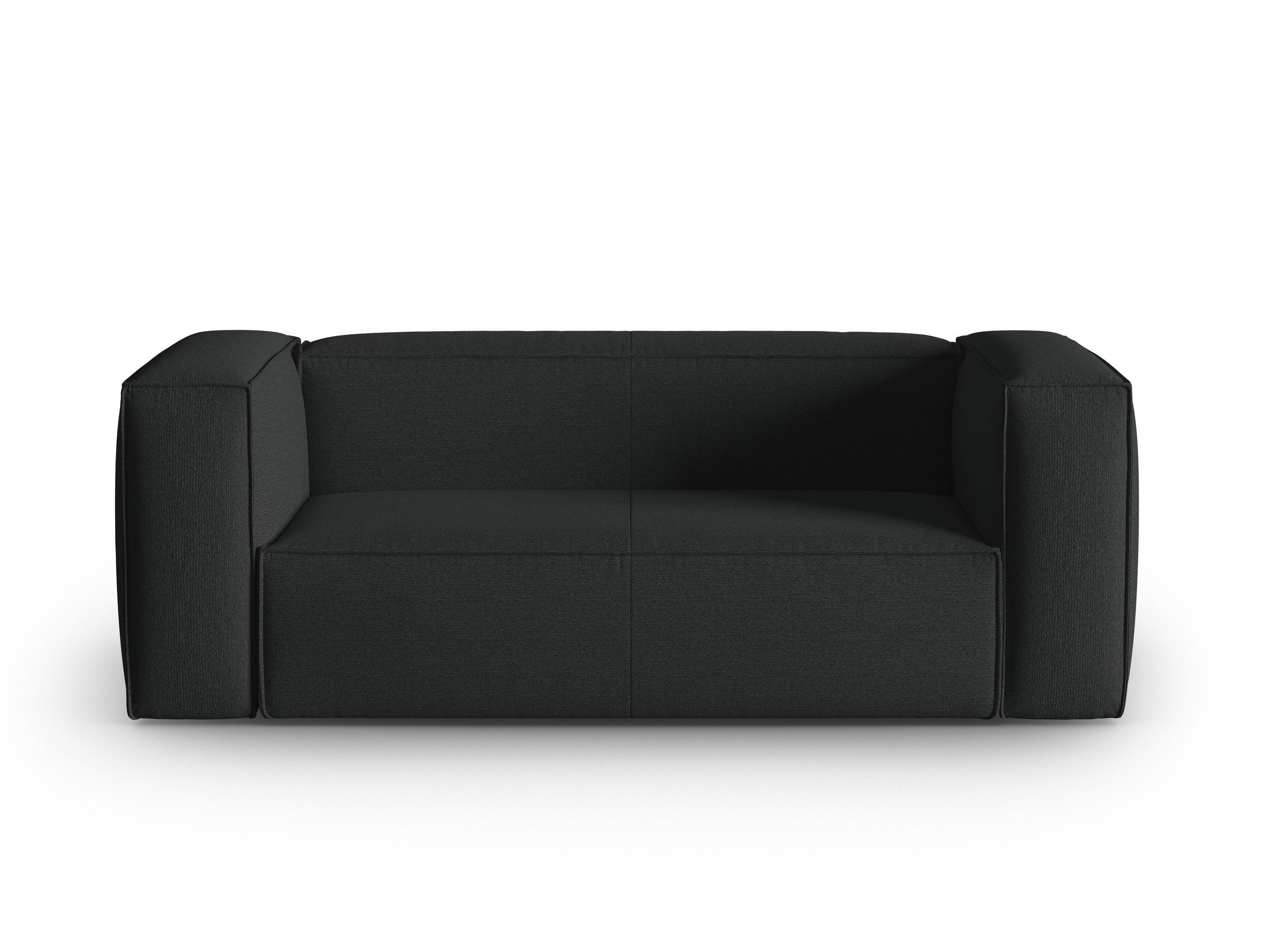 2-seater sofa MACKAY anthracite boucle