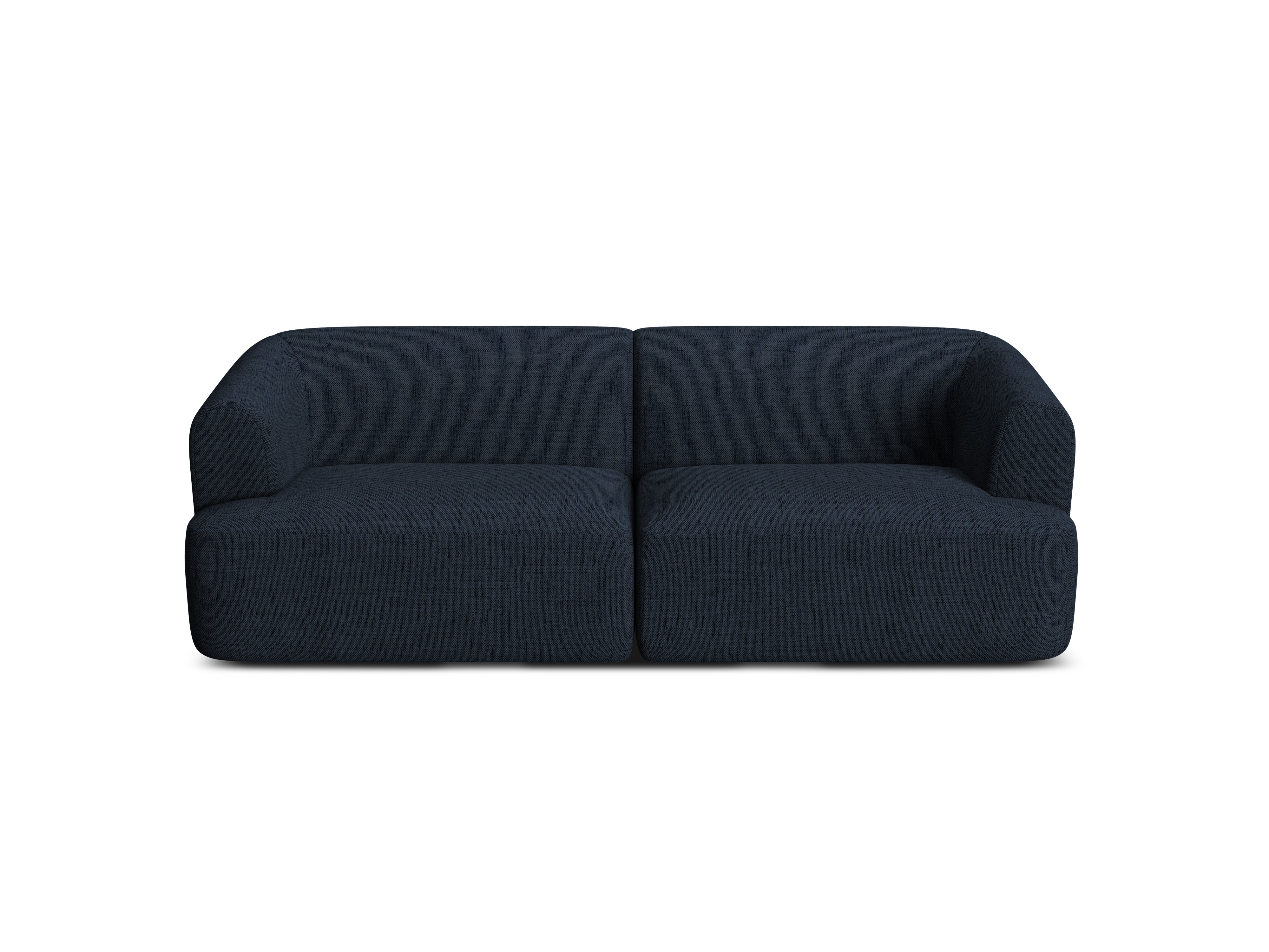 Sofa 3-Sitzer CAMPI blaues Chenille