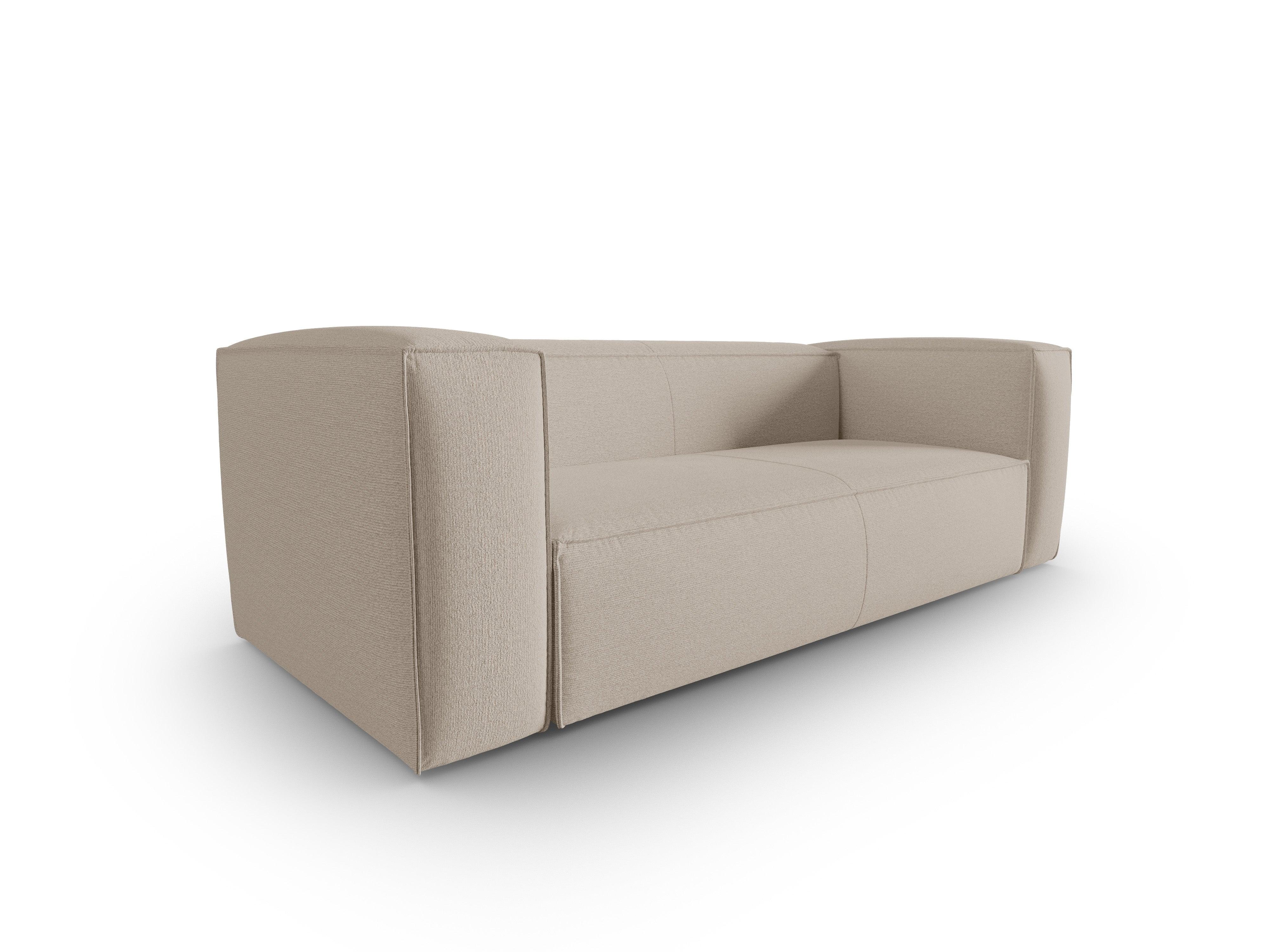 3-seater sofa MACKAY beige boucle