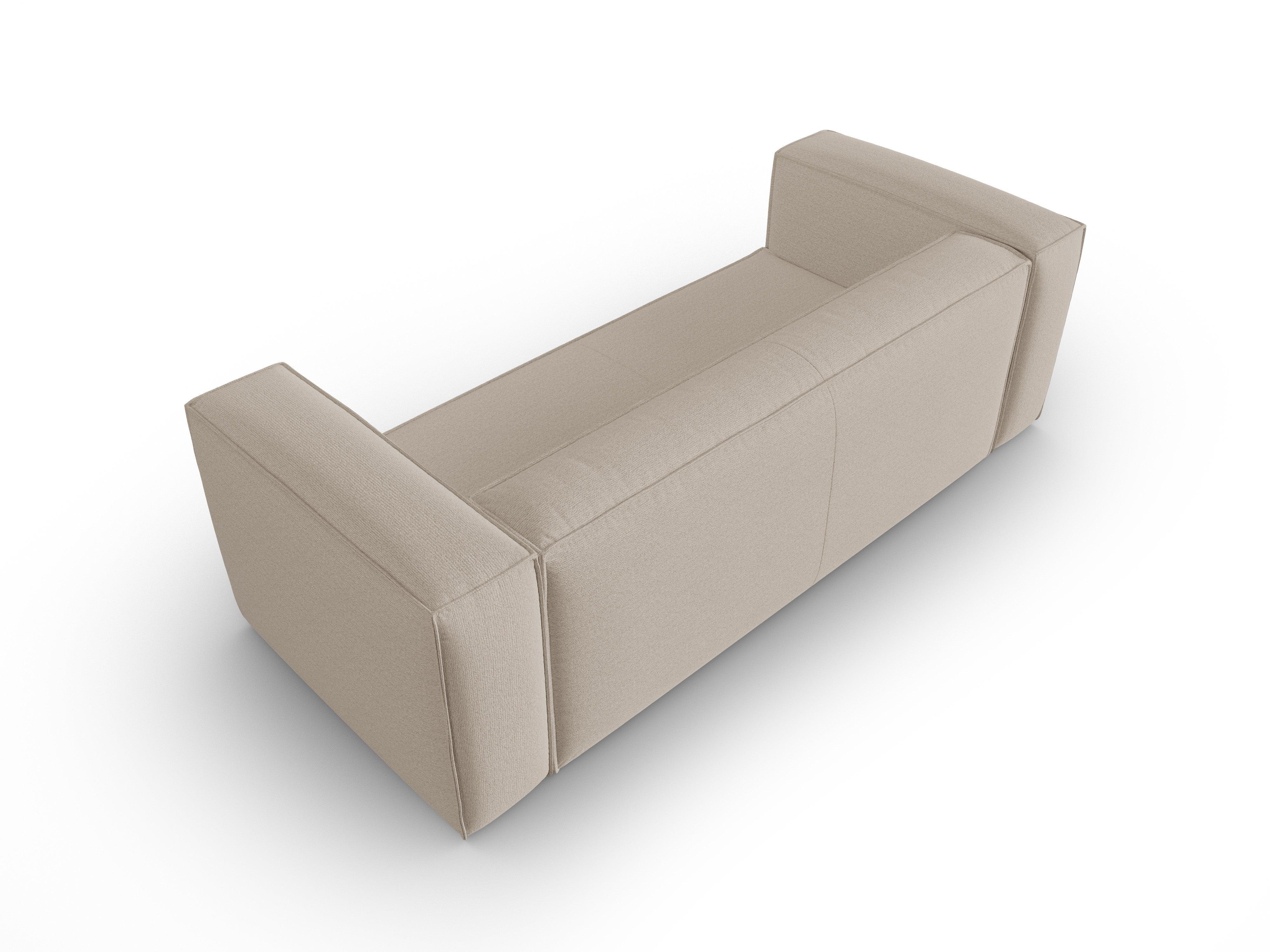 3-seater sofa MACKAY beige boucle