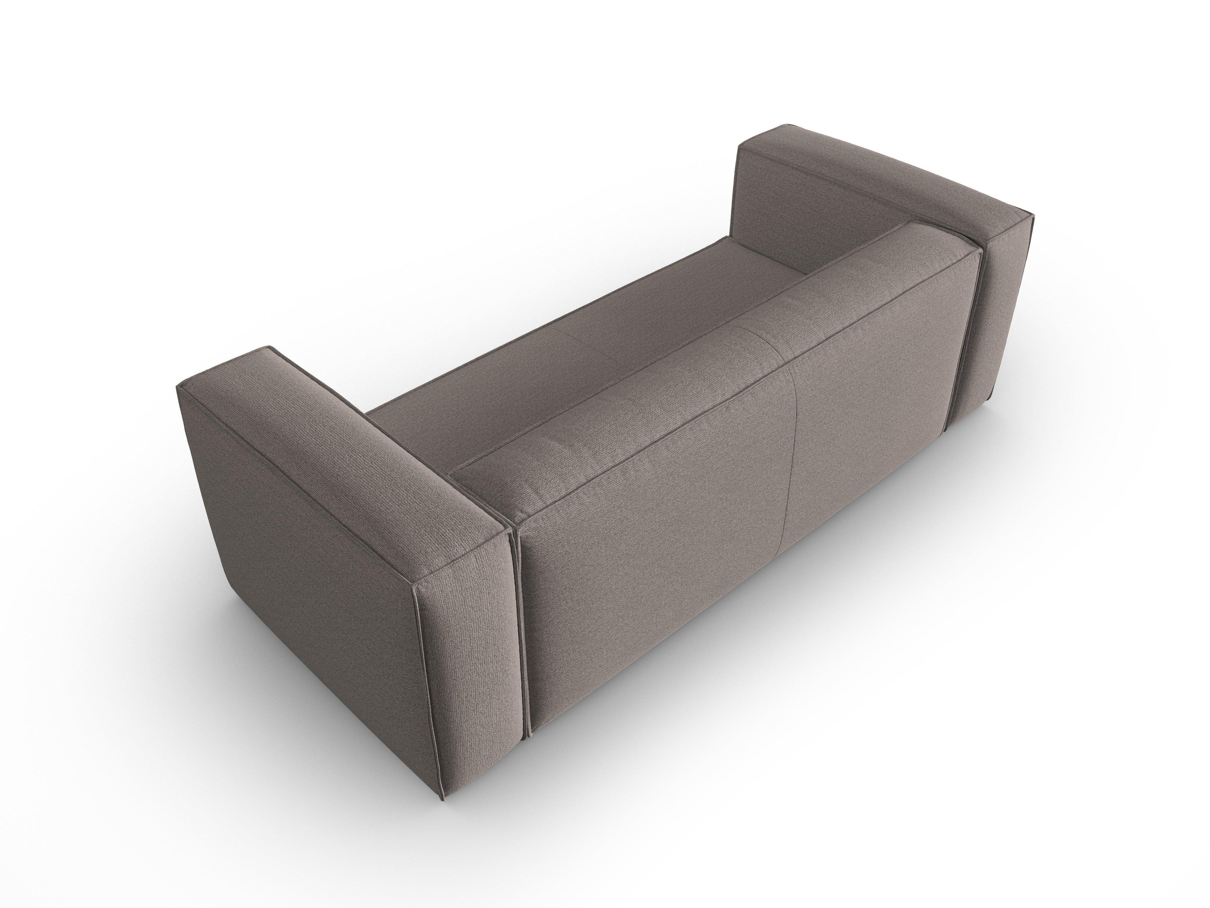 3-seater sofa MACKAY cappuccino boucle