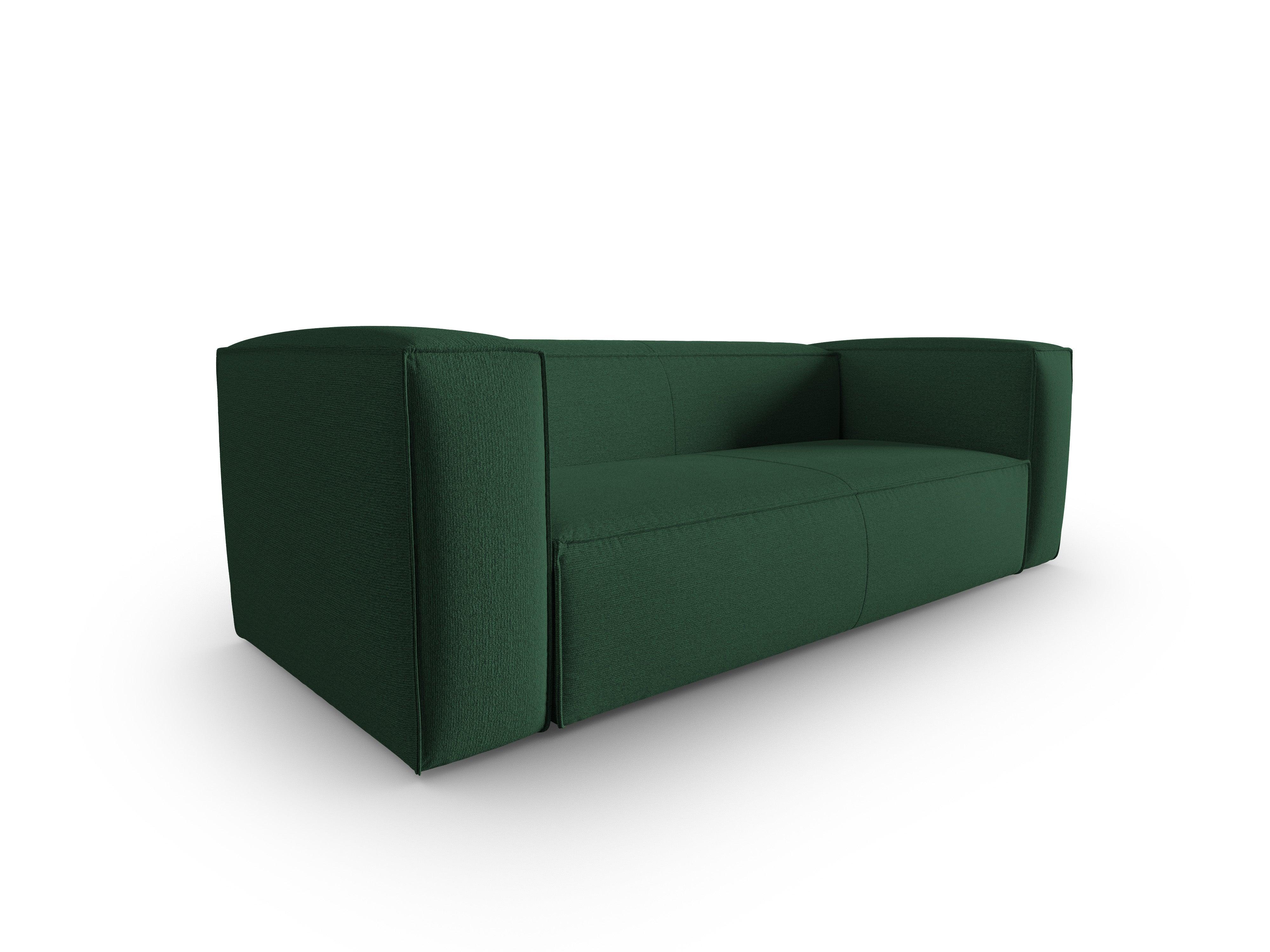 3-seater sofa MACKAY green boucle