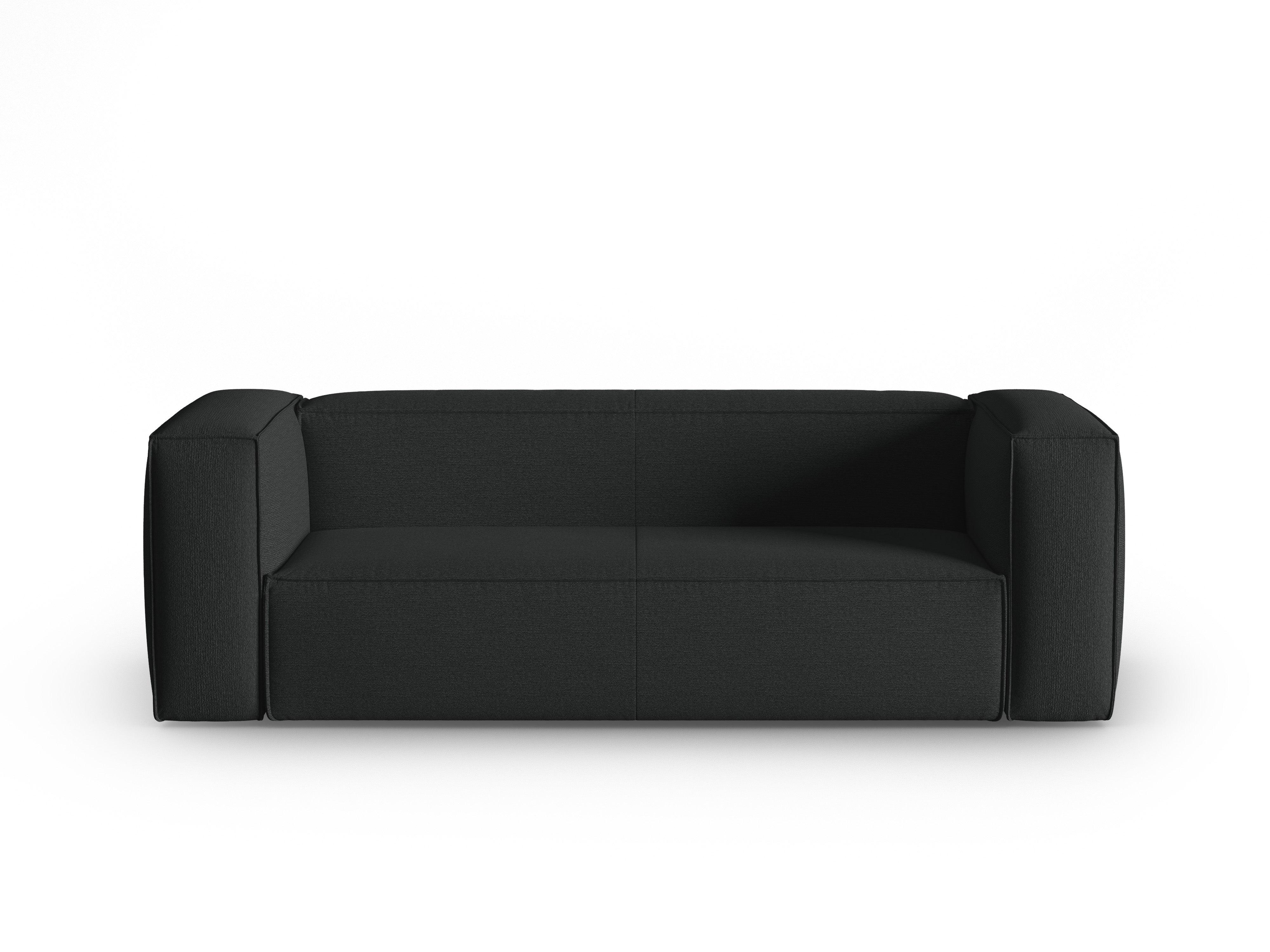 3-seater sofa MACKAY anthracite boucle