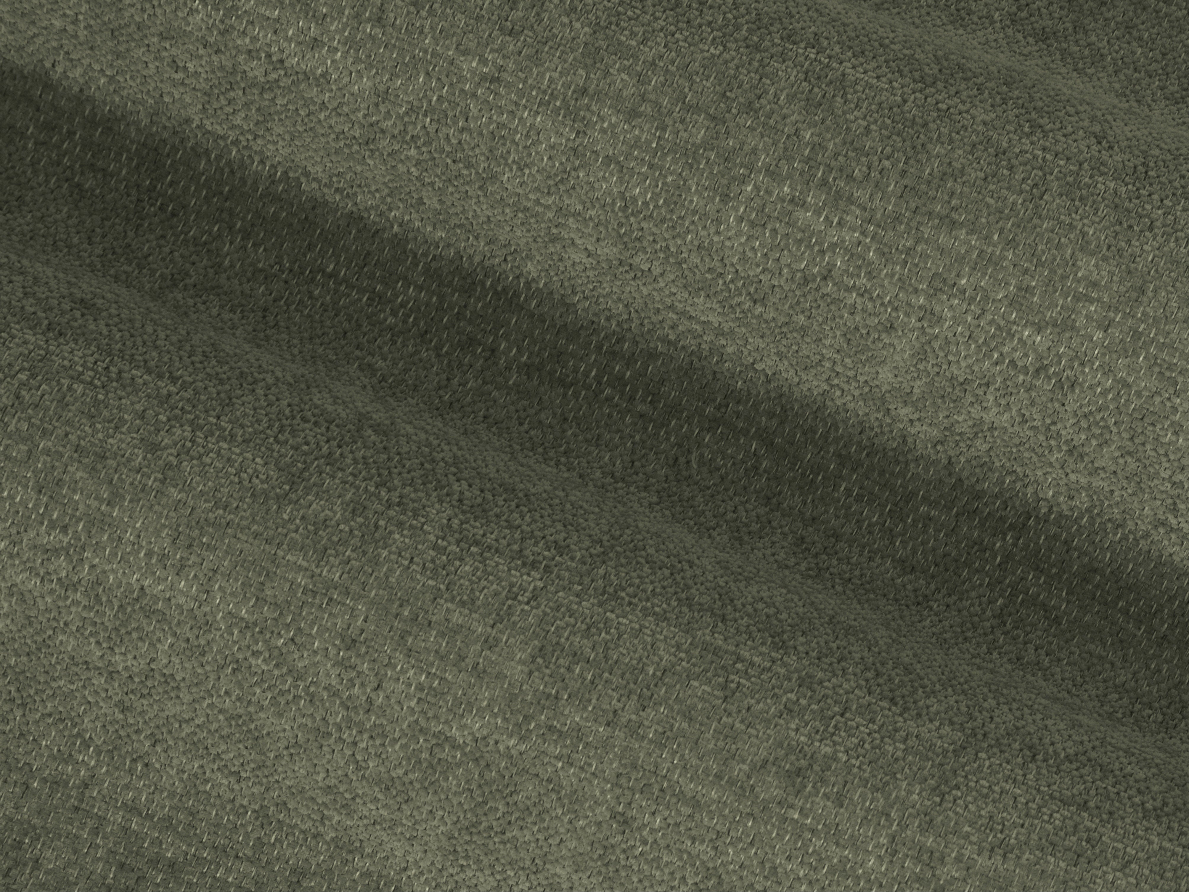Sofa 3-Sitzer STRINO olivgrüner Chenille