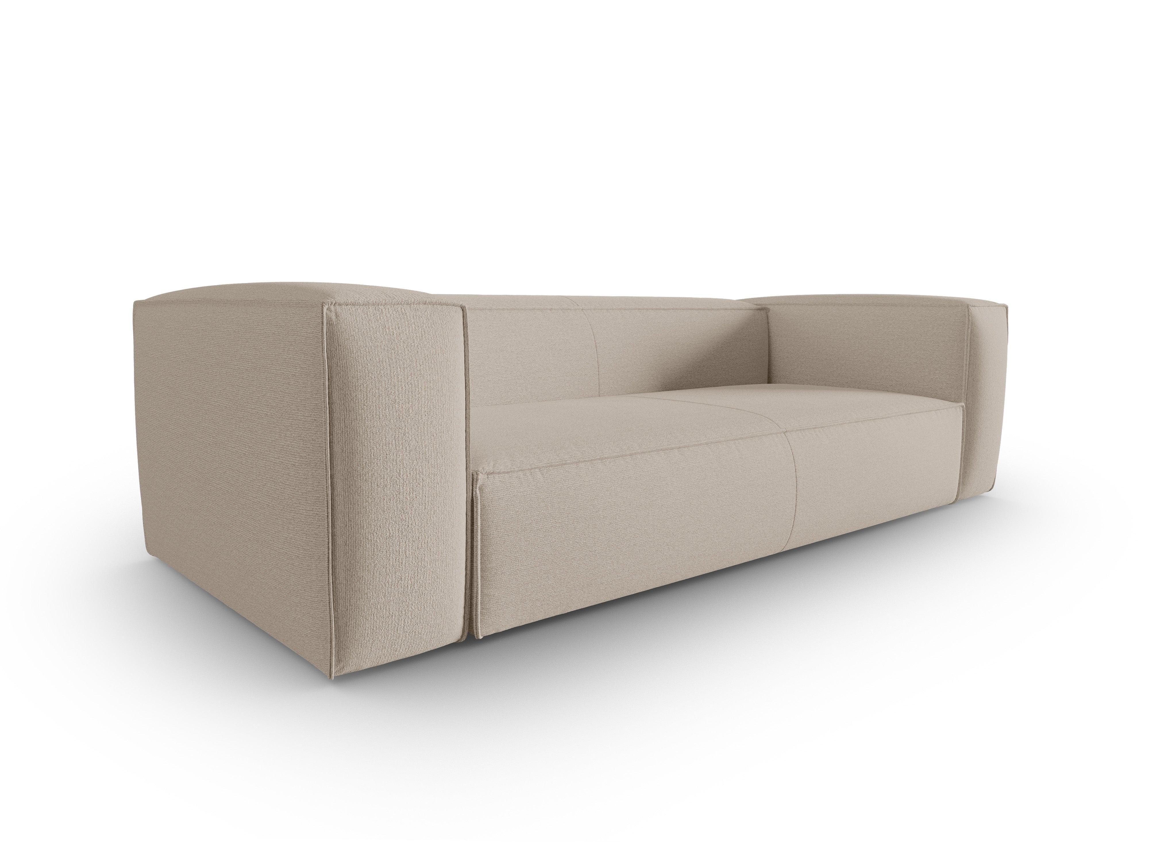 4-seater sofa MACKAY beige boucle