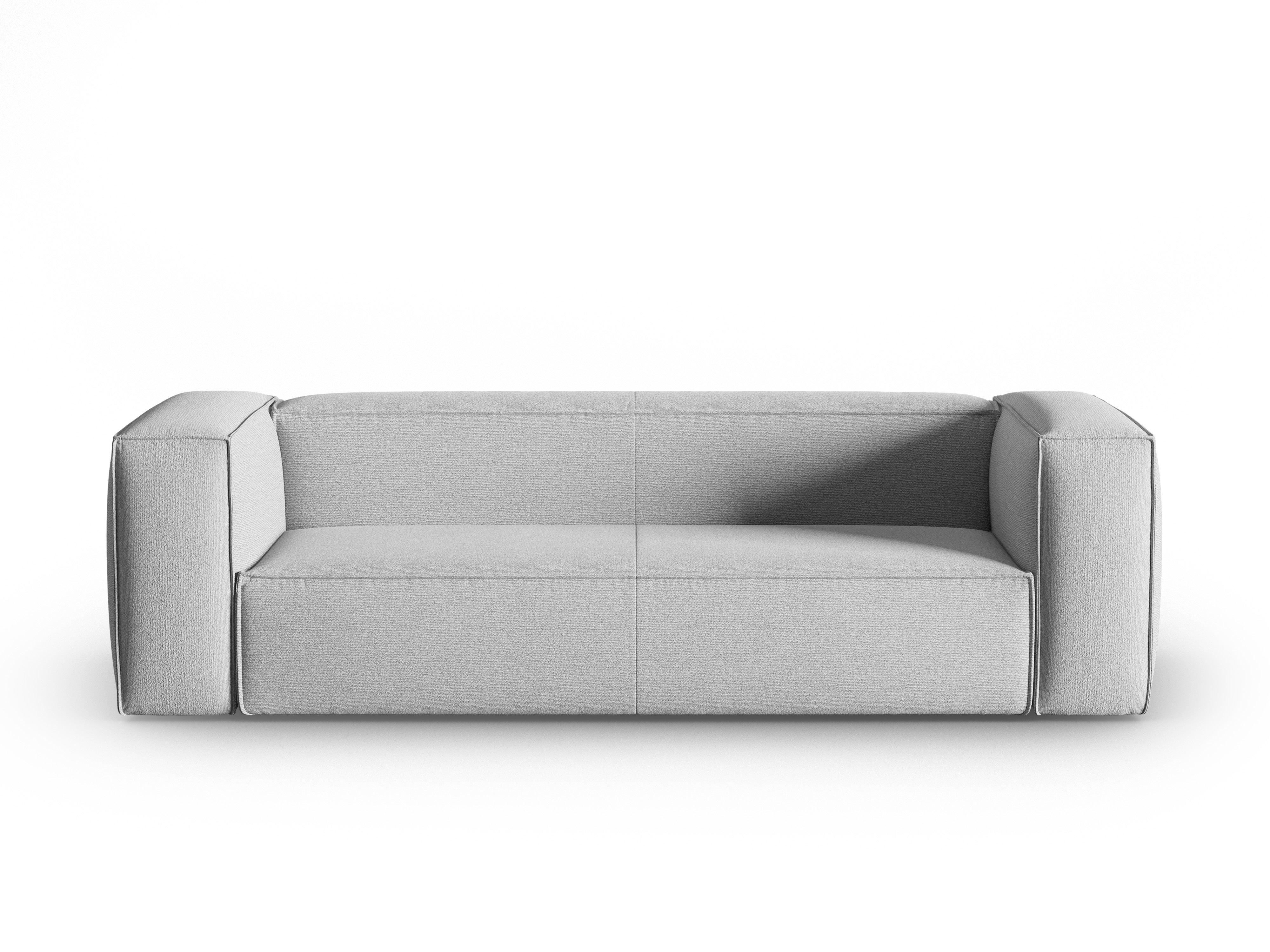 4-seater sofa MACKAY grey boucle