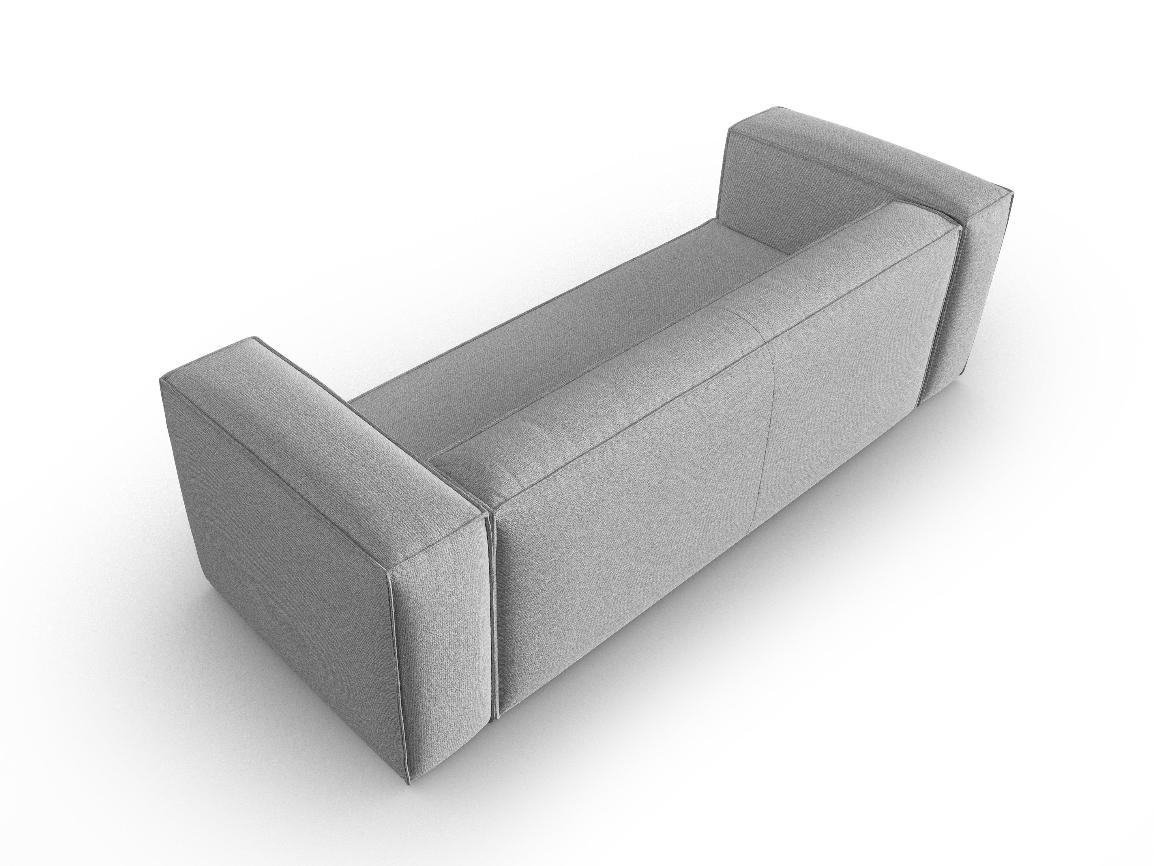 4-seater sofa MACKAY grey boucle