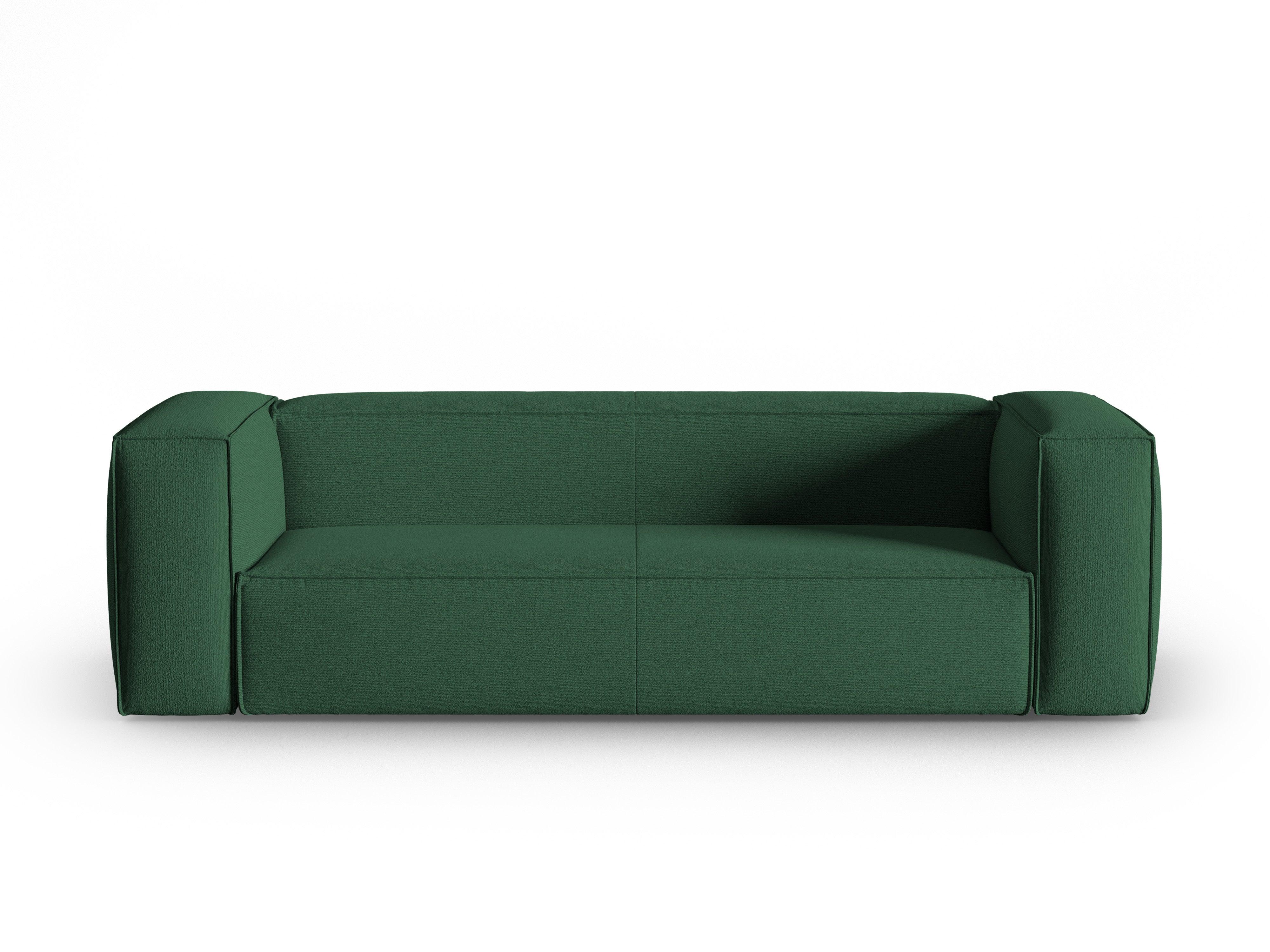 4-seater sofa MACKAY green boucle