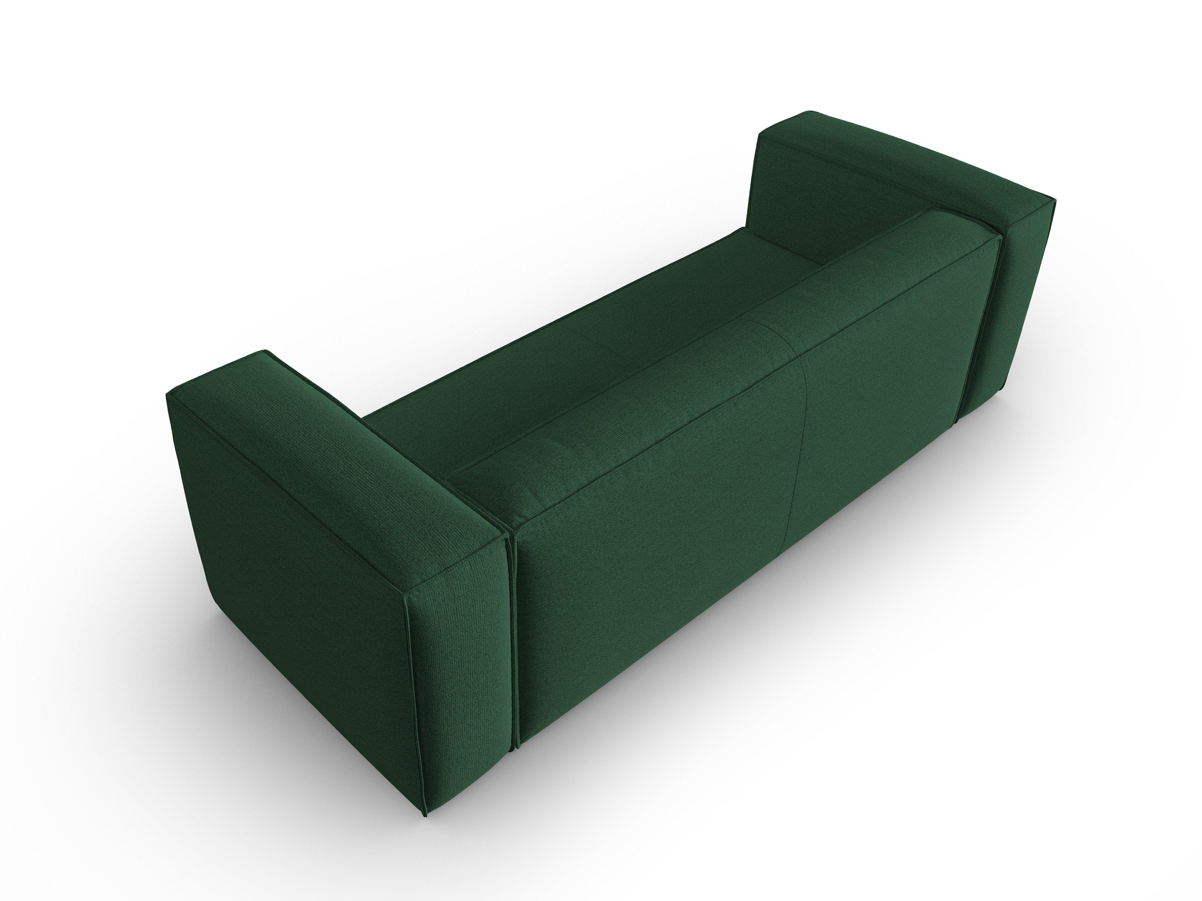 4-seater sofa MACKAY green boucle