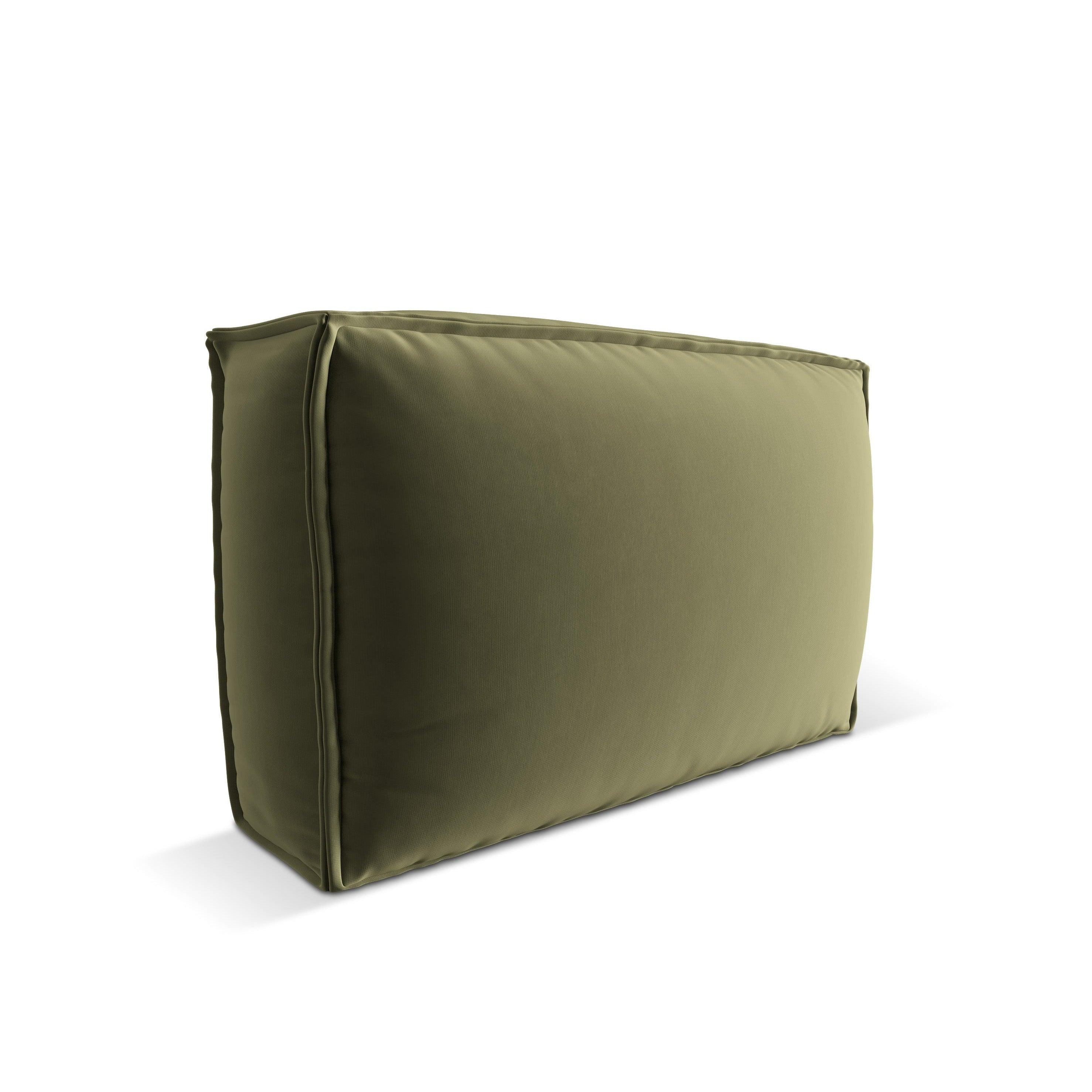 MACKAY velvet pillow light green