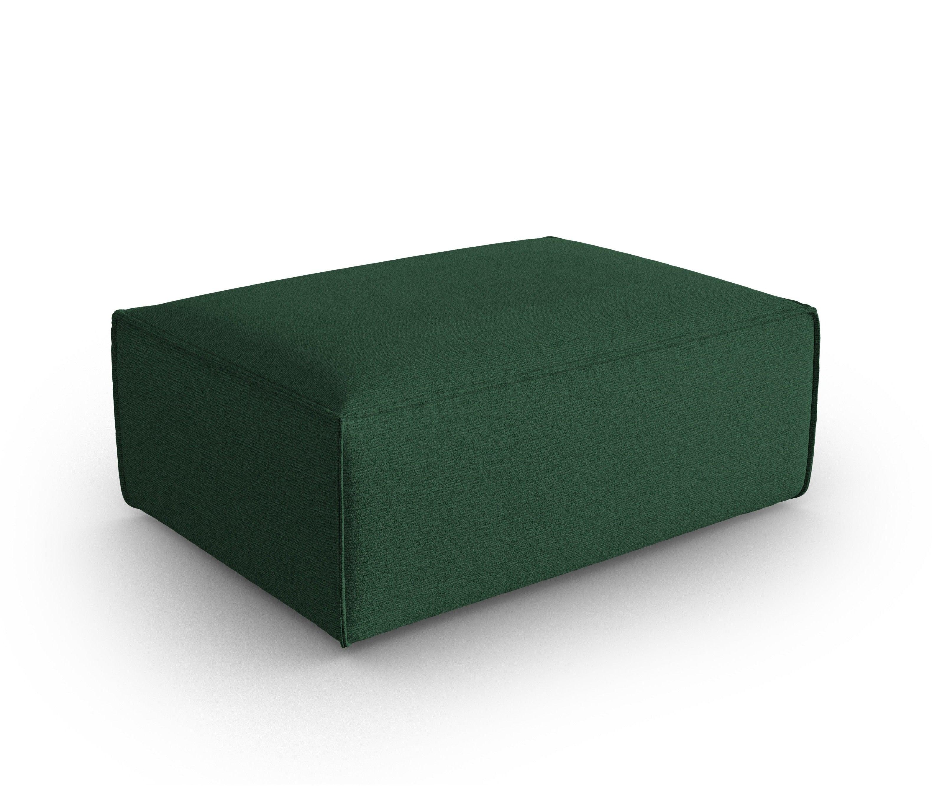 MACKAY pouffe green boucle