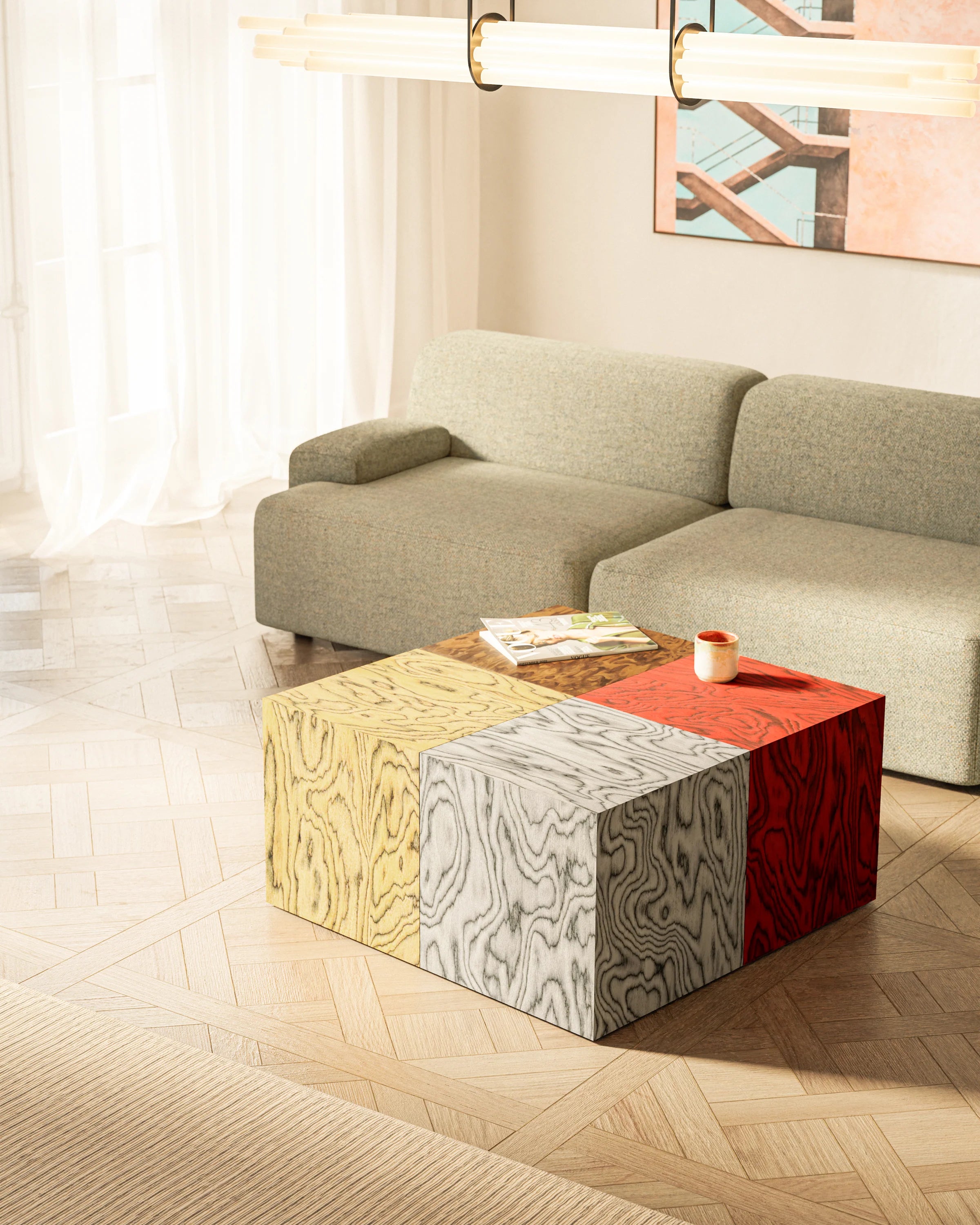 Beistelltisch CUBE Sottsass
