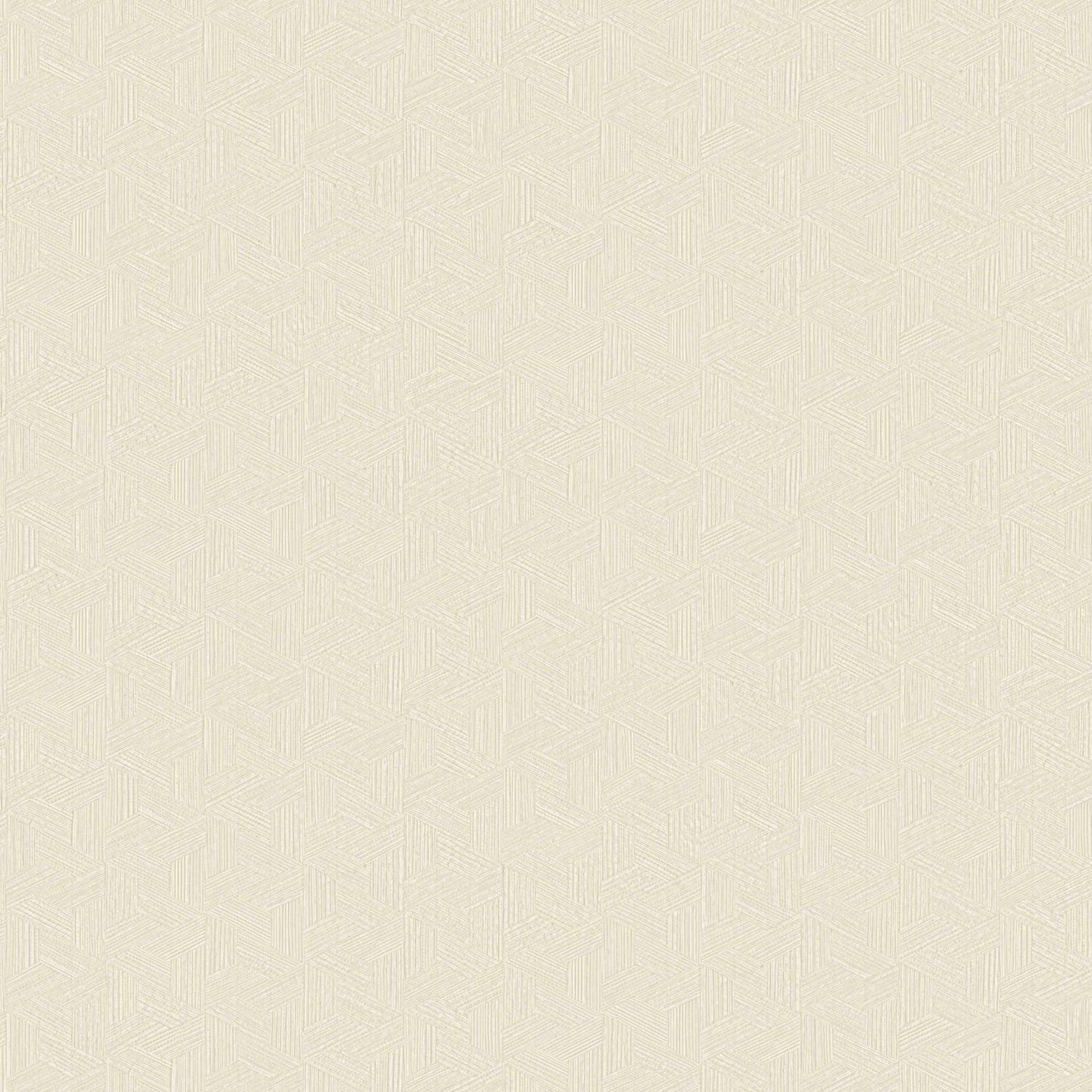 Geometric Structural Wallpaper Inspired by Banana Leaf LINDU - IVORY