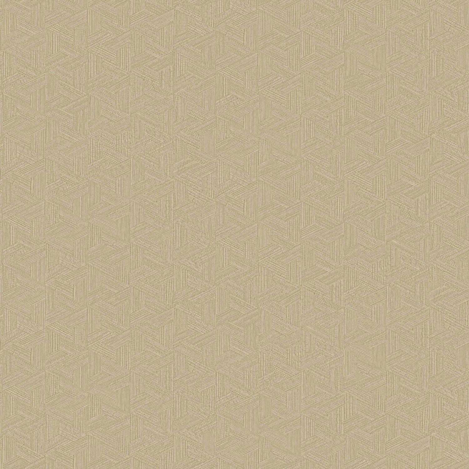 Geometric Structural Wallpaper Inspired by Banana Leaf LINDU - Travertine Beige