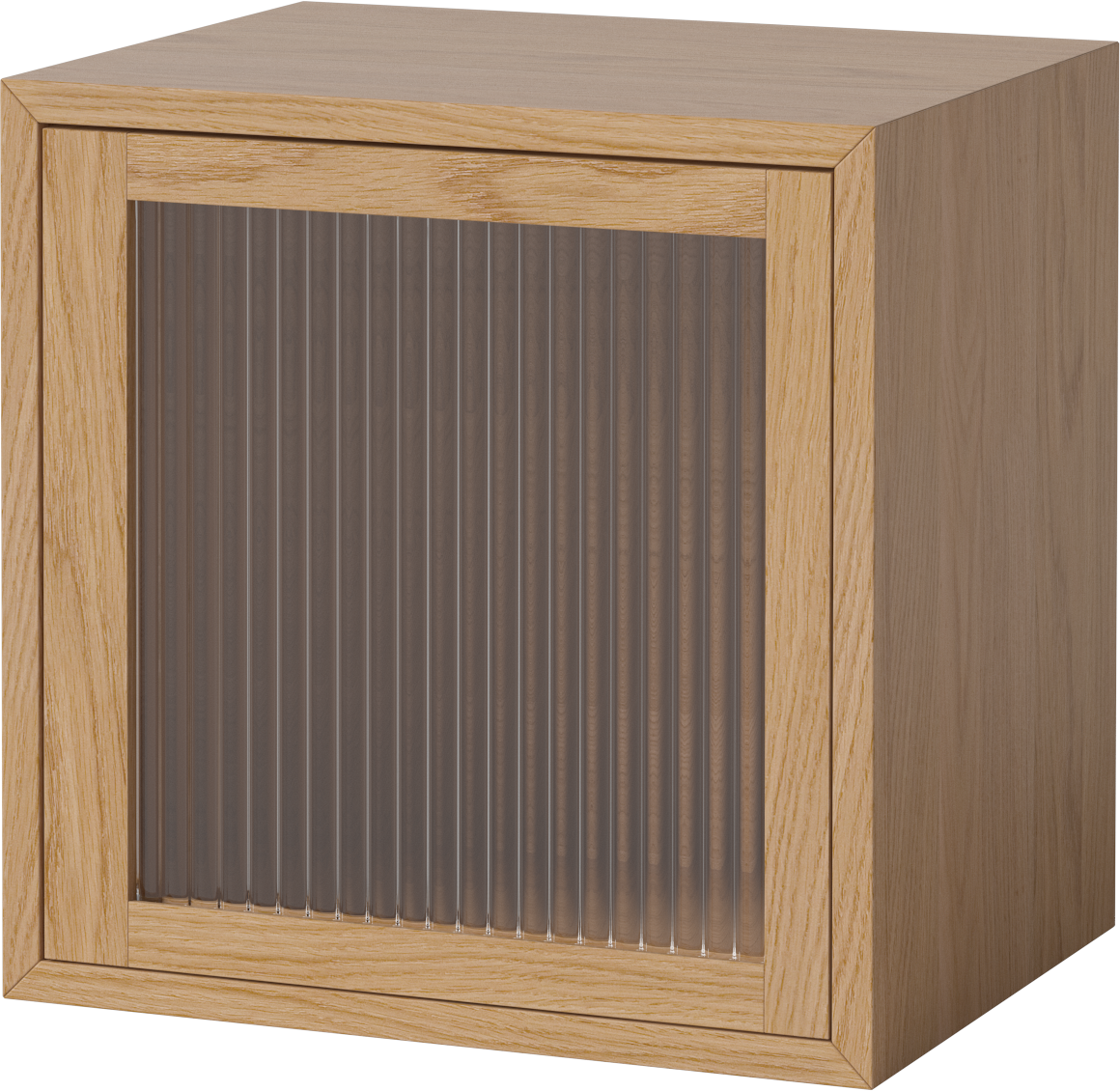 Gehäuseschrank - Einzel -Eichenfurniermodul