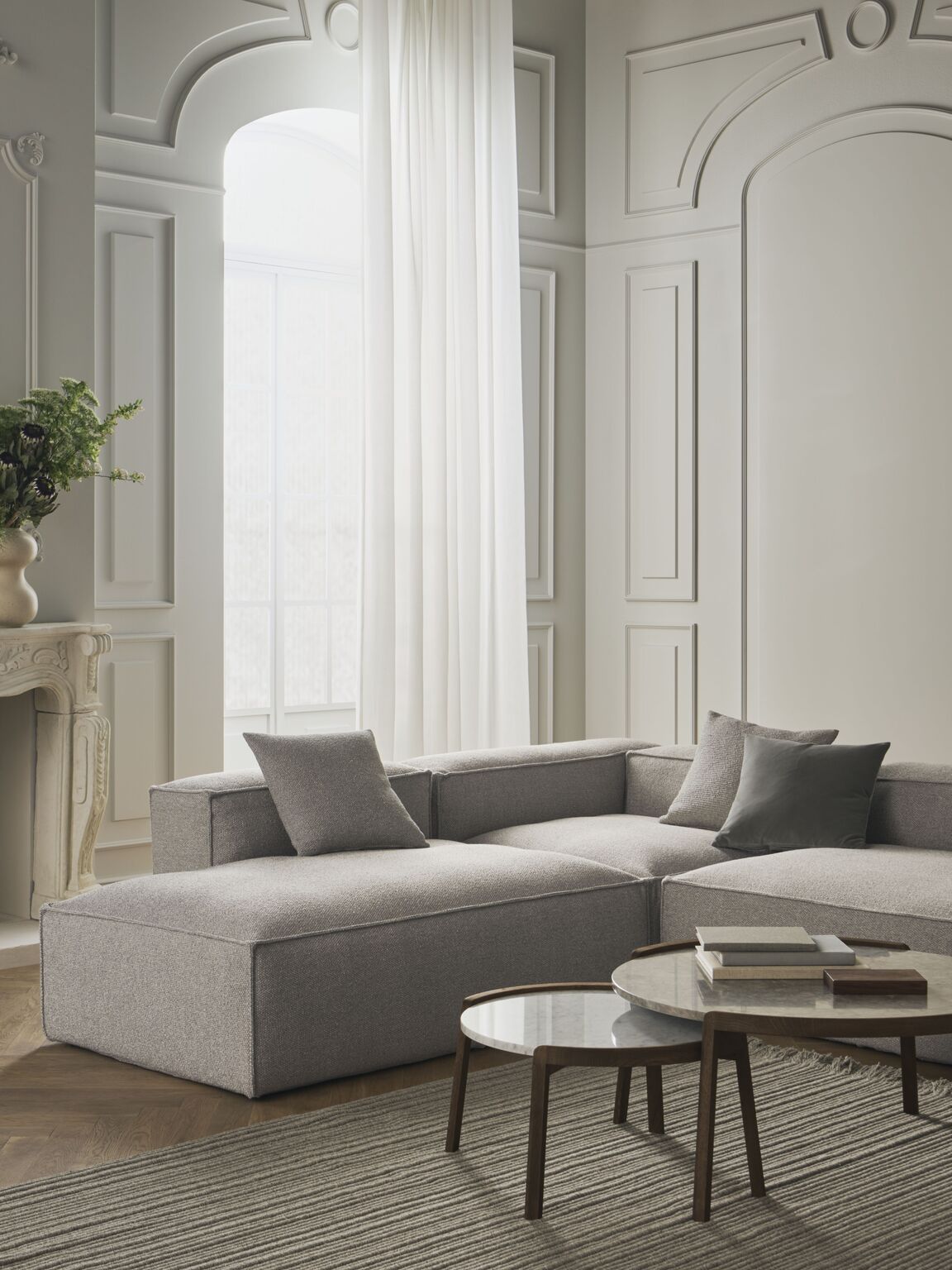 Cosima modulares Sofa - rechts -Handmodul mit einer offenen Seite