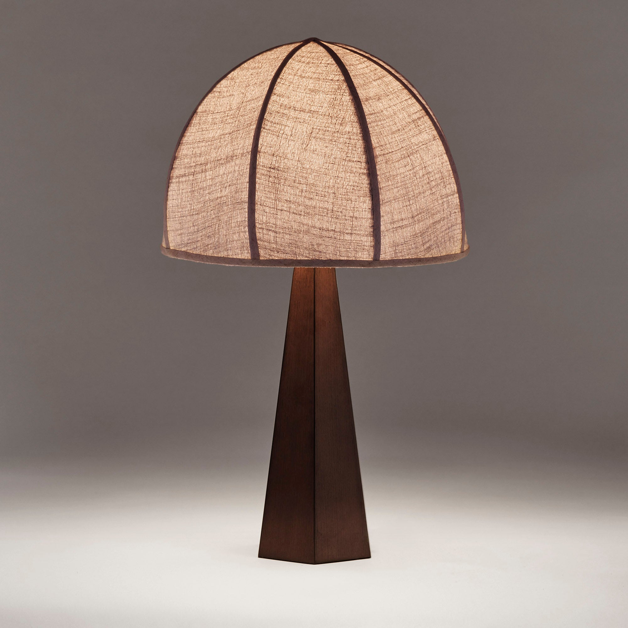 Lampa stołowa HEXAGON fornir jesionowy
