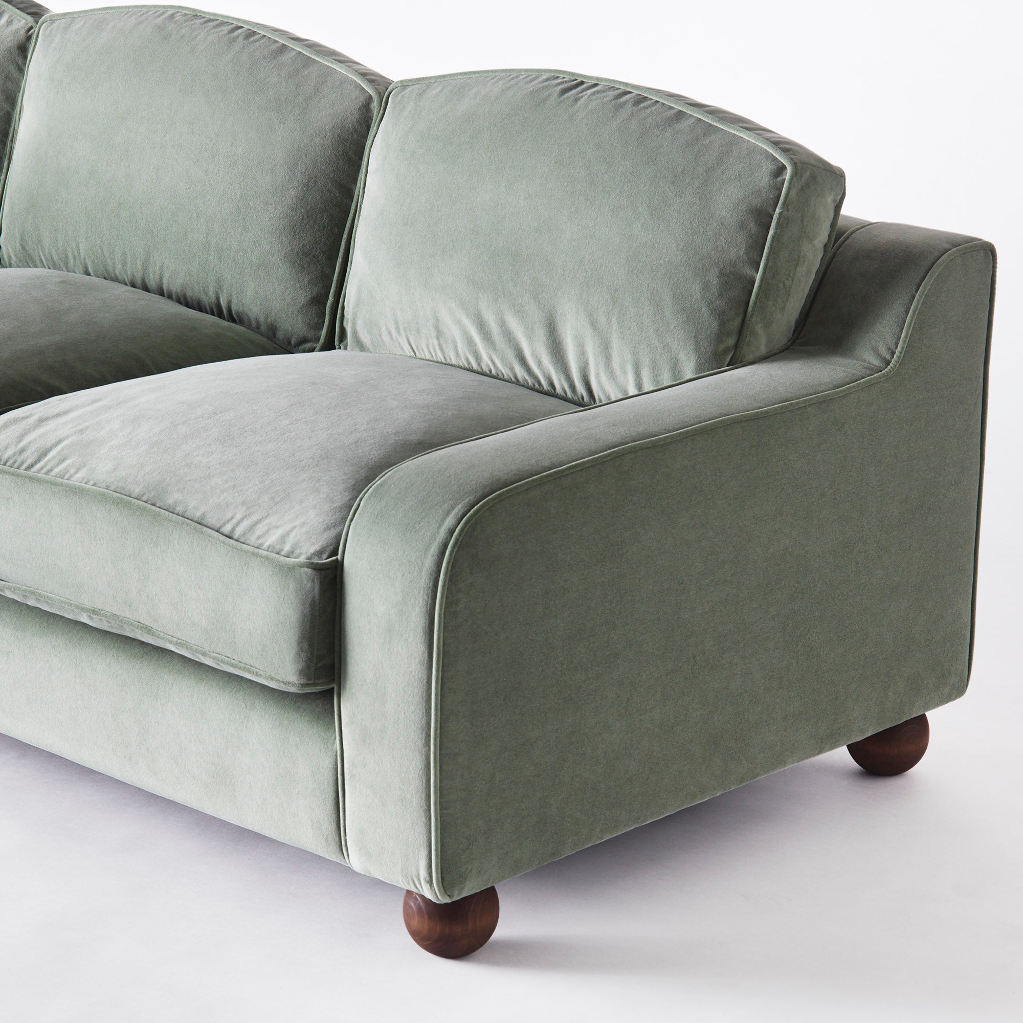 Sofa LOLA zielony welur