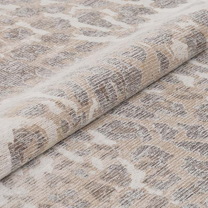 DECO RUGS Beige Leopard Print Rug