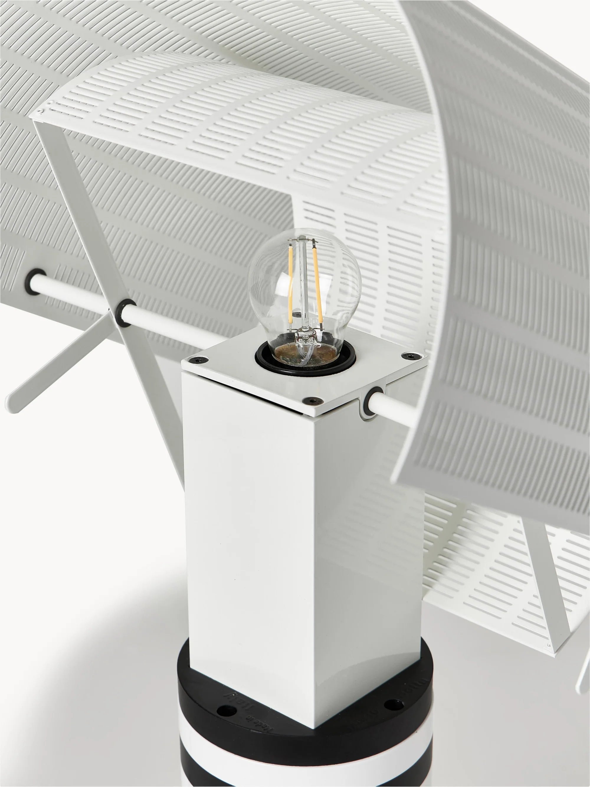 SHOGUN White Table Lamp with Black