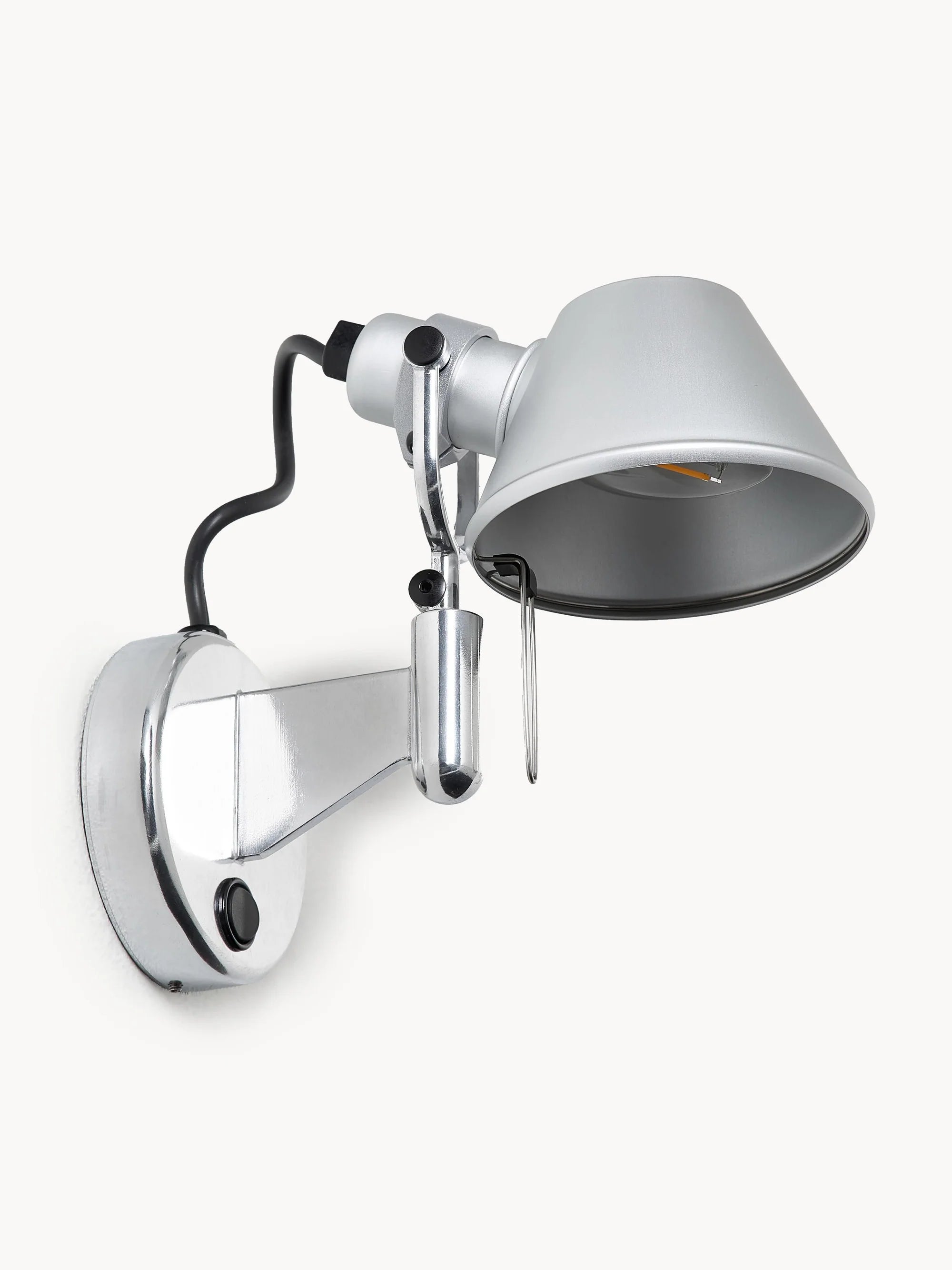 Adjustable Wall Lamp TOLOMEO MICRO FARETTO Aluminium