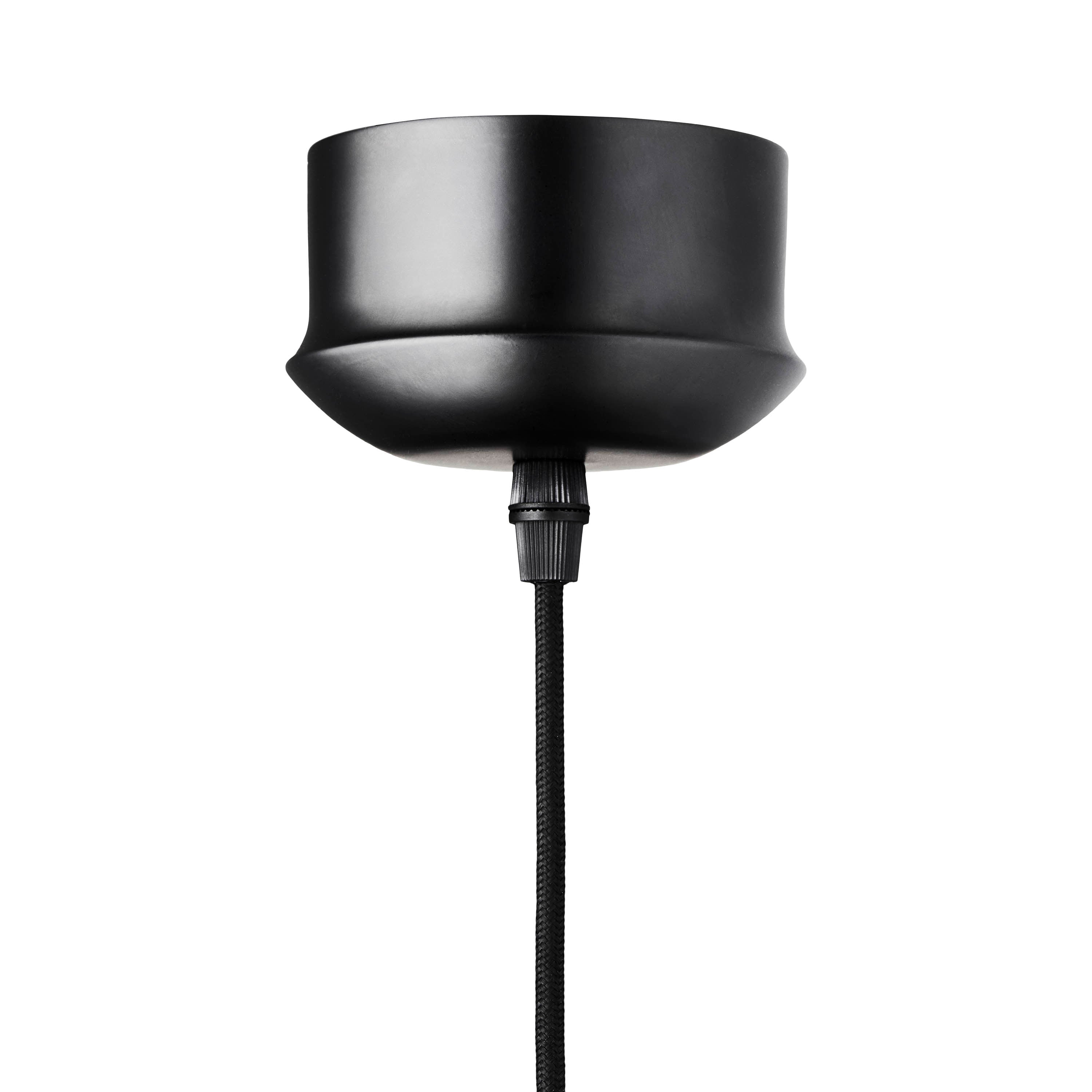 Pendant lamp BALLROOM dark green with black finish [Amelia]