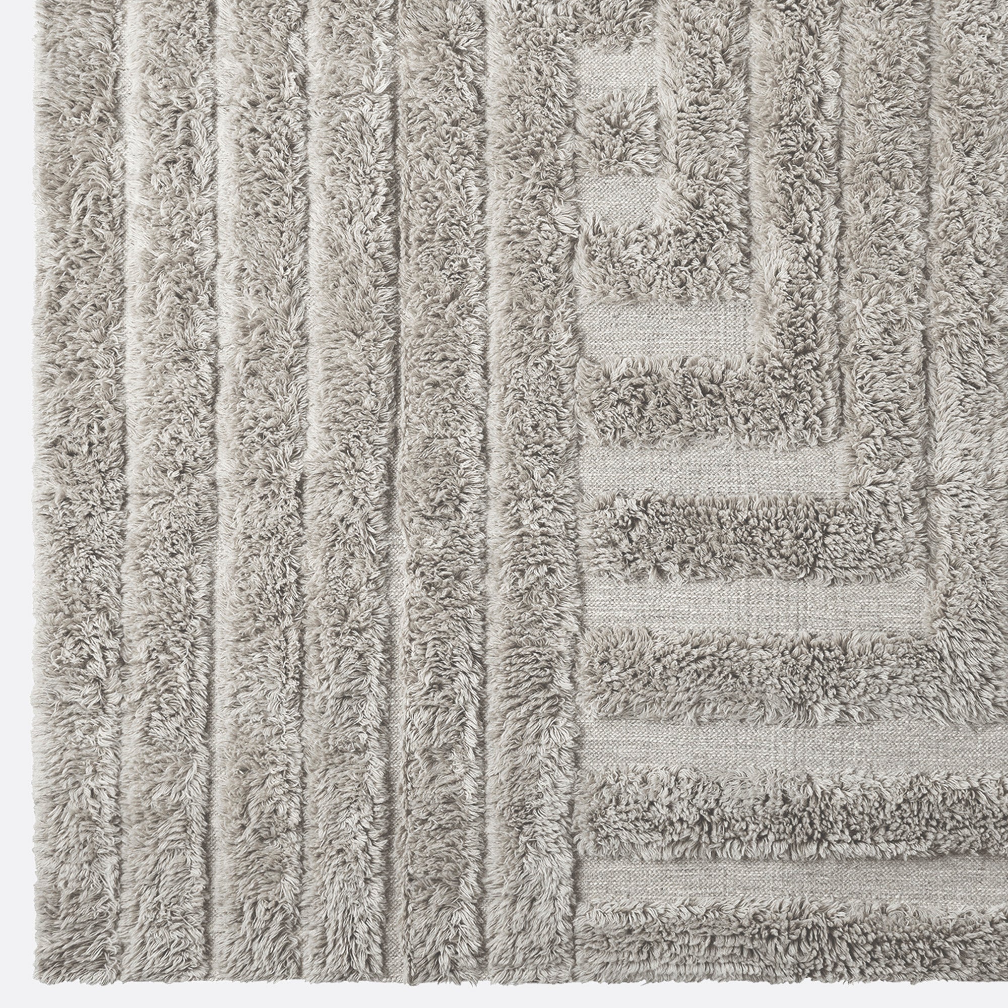 Teppich SHAGGY LABYRINTH grau