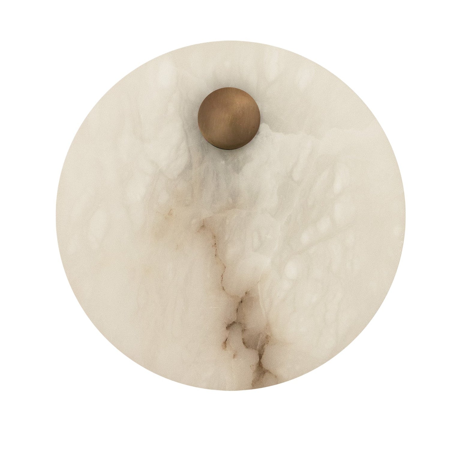 Alabaster wall lamp EOS brass [Julia]