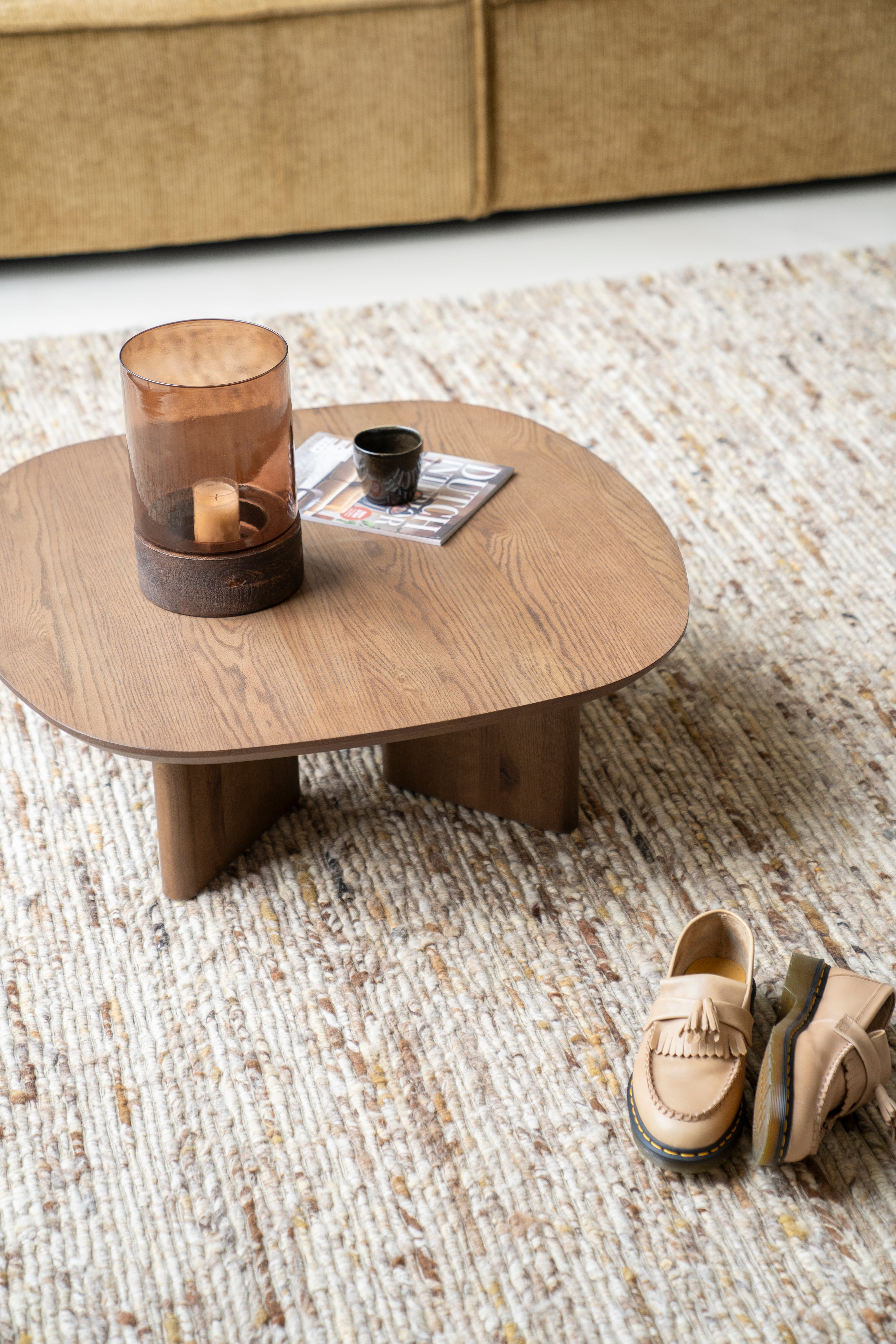 Coffee table STEF dark oak wood
