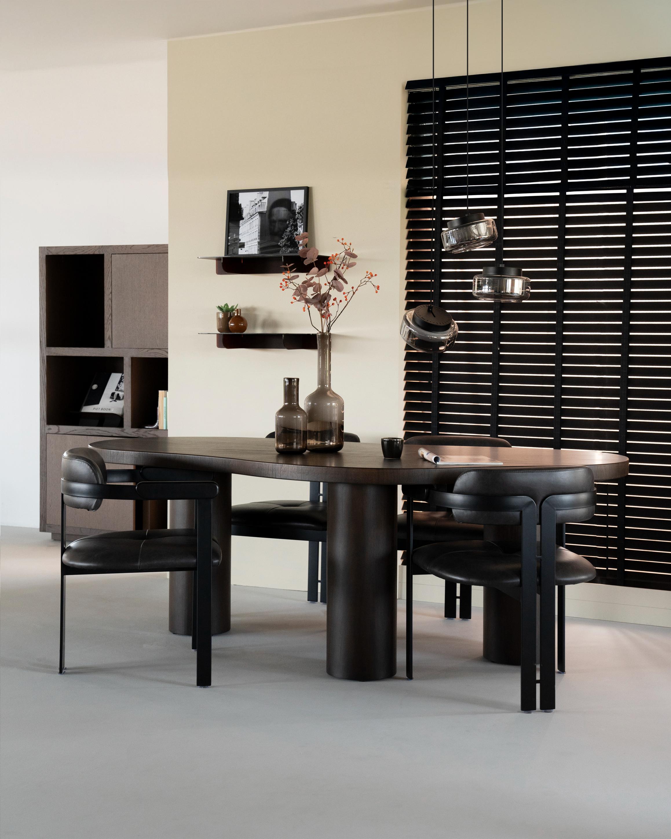 BOBBIE Table Dark Walnut Veneer