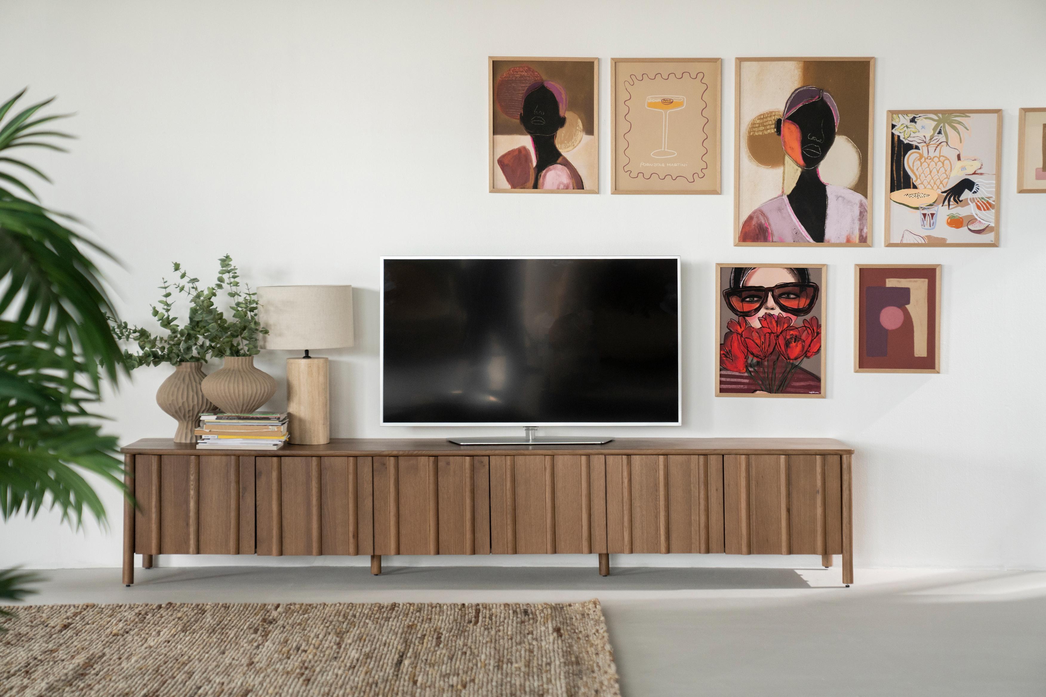 JAKE TV Cabinet dark oak wood