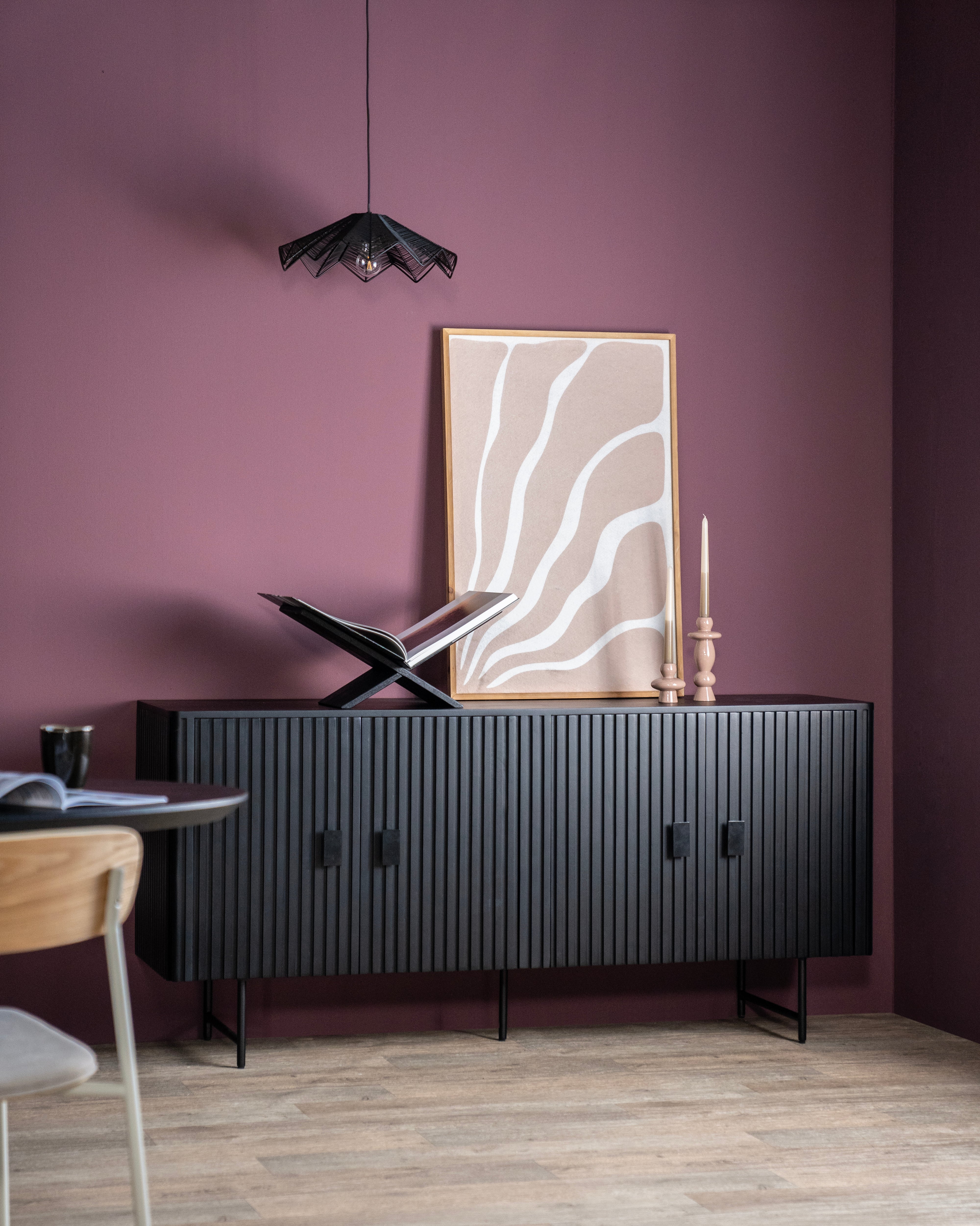 REMI chest of drawers dark brown mango wood