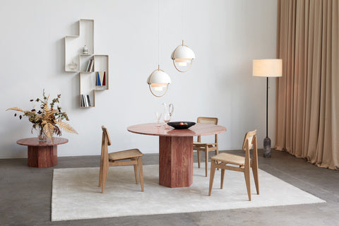 Stehlampe GRAVITY weißer Marmor