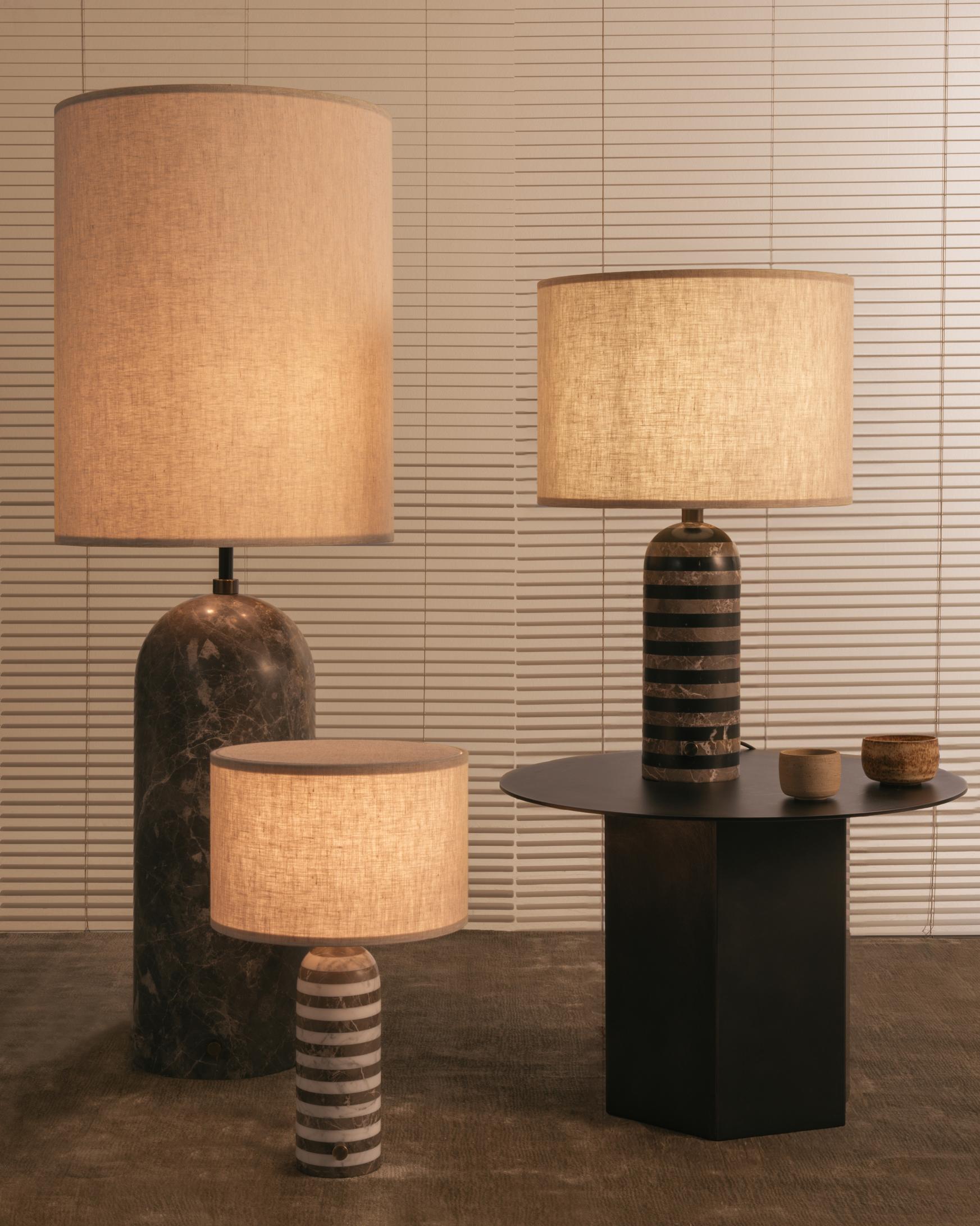 GRAVITY XL Floor Lamp White Marble