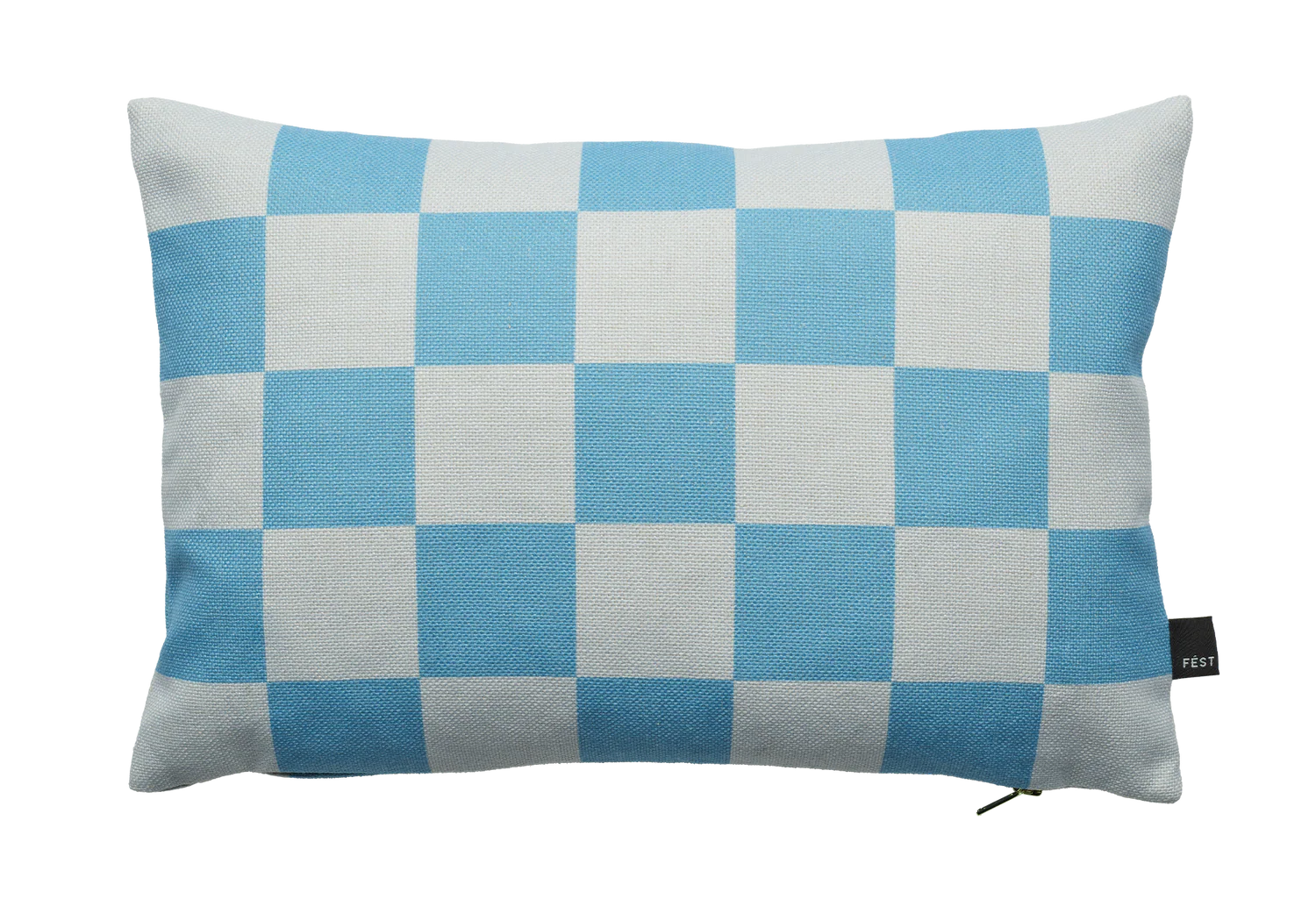 Rectangular Cushion STRIPES AND CHECKS blue