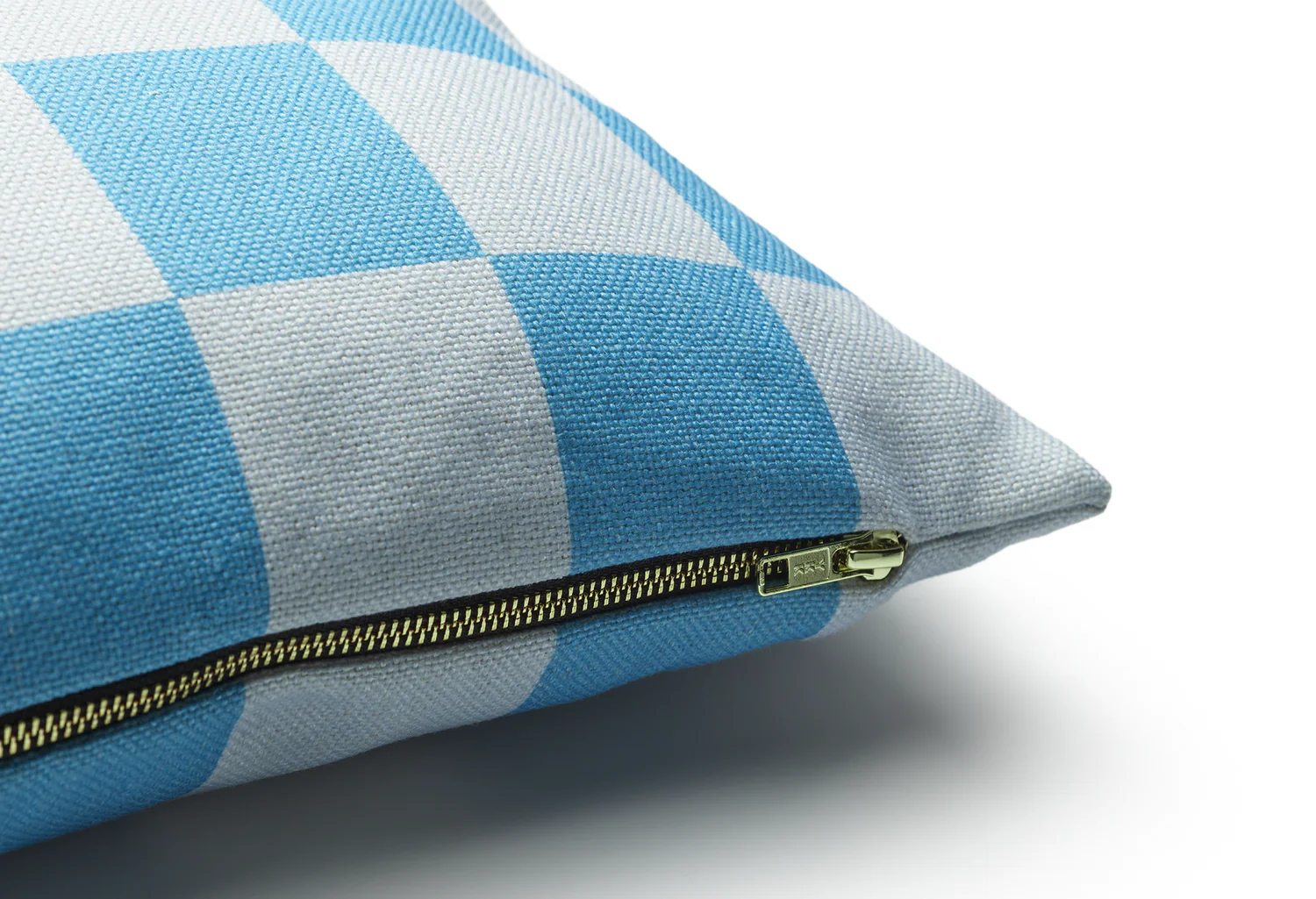 Rectangular Cushion STRIPES AND CHECKS blue