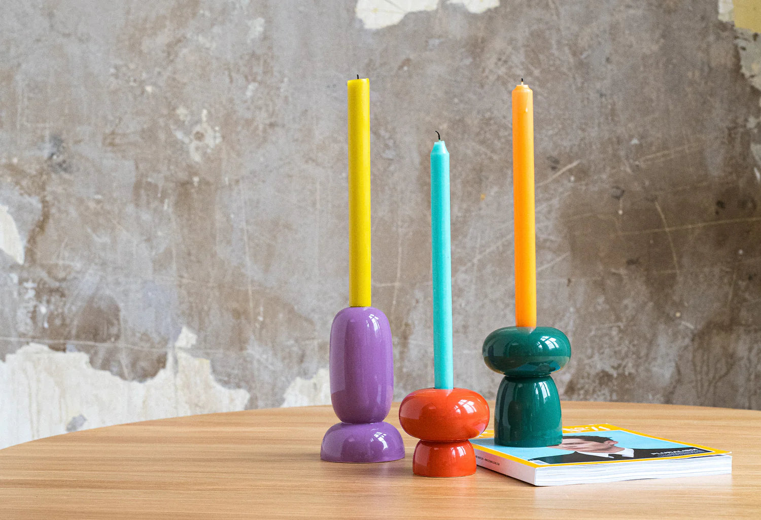 KOBUS Orange Candle Holder