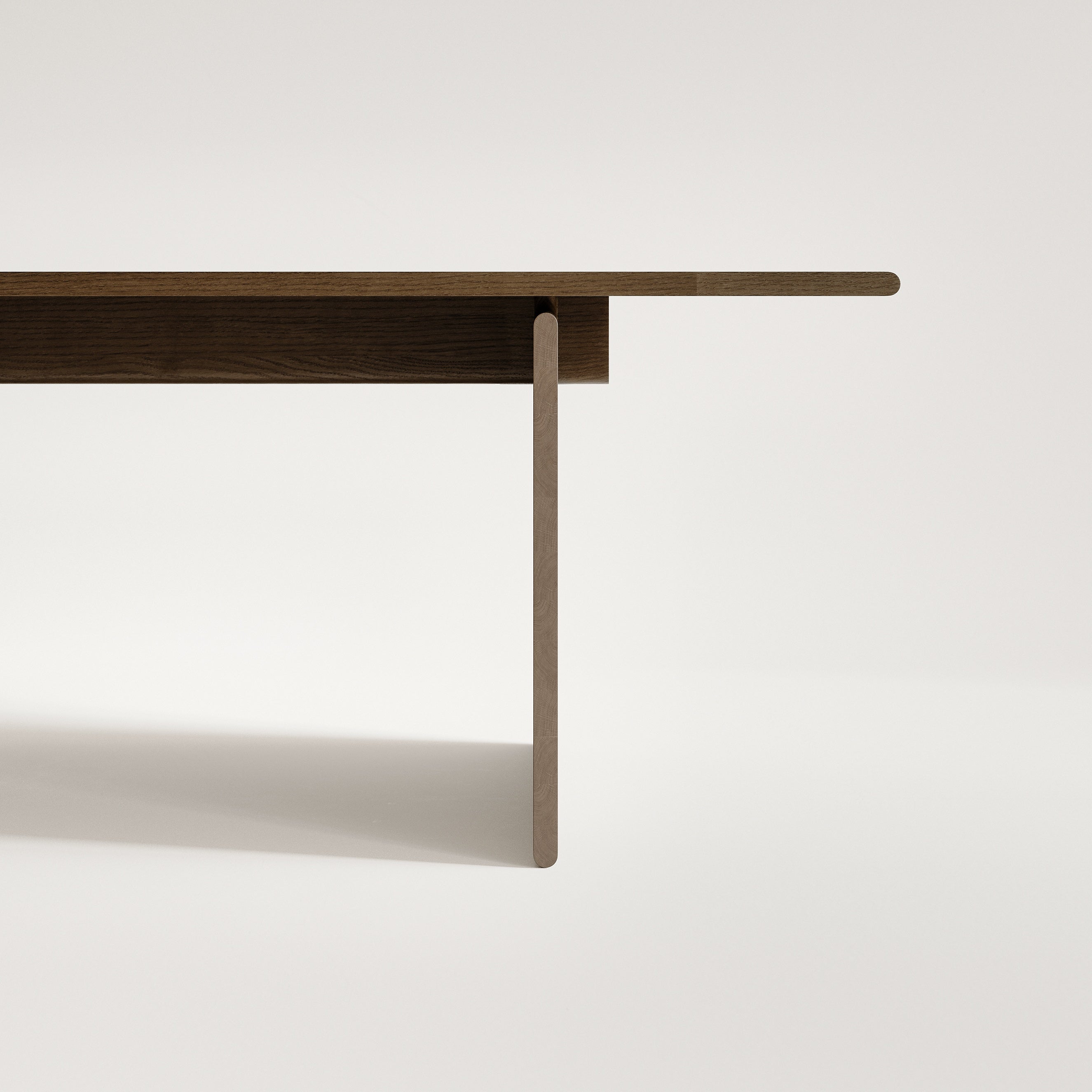 NOMEN oak veneer table