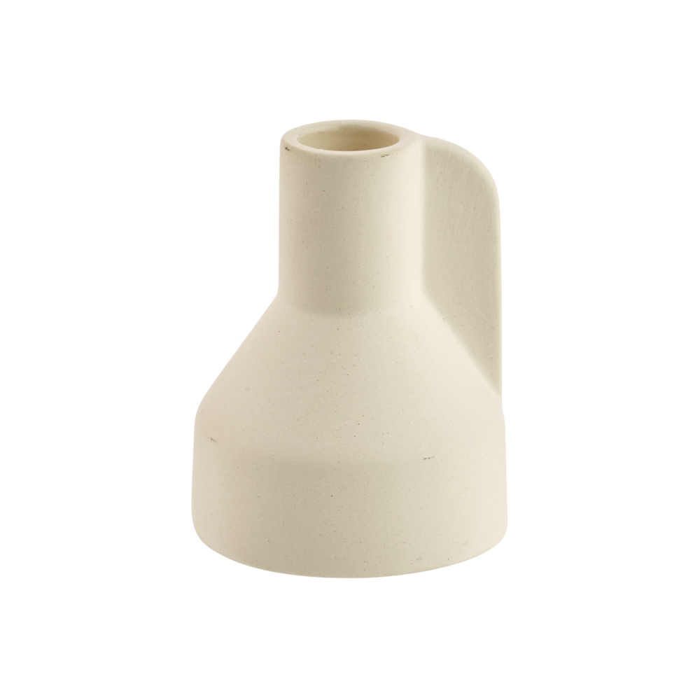 Cream fallen candlestick