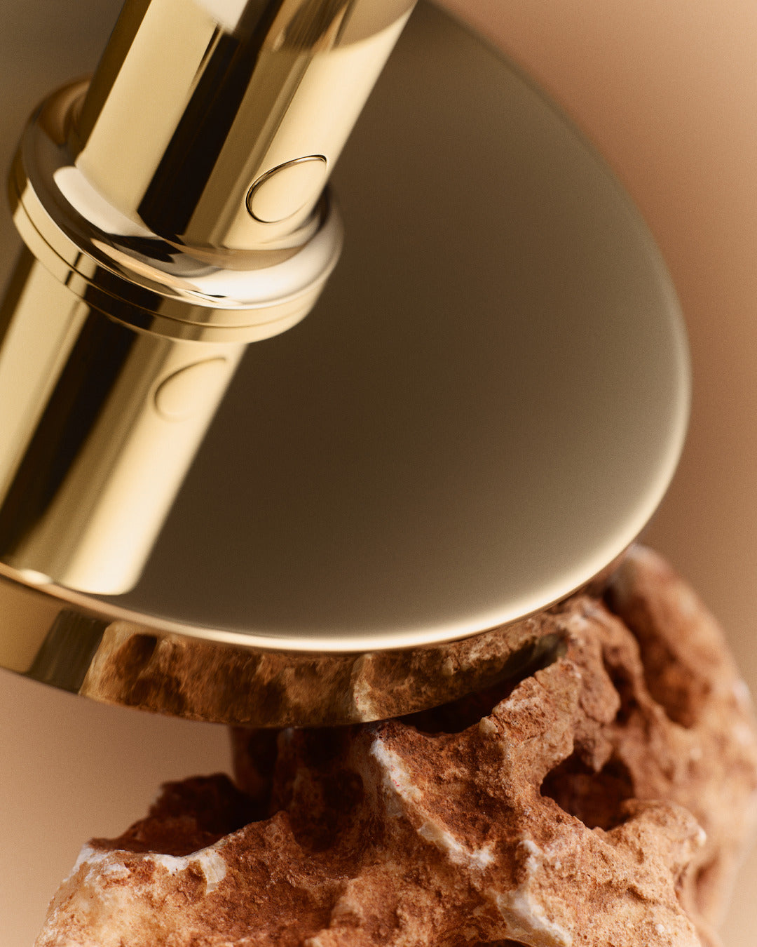 Portable lamp PH 2/1 white with brass base