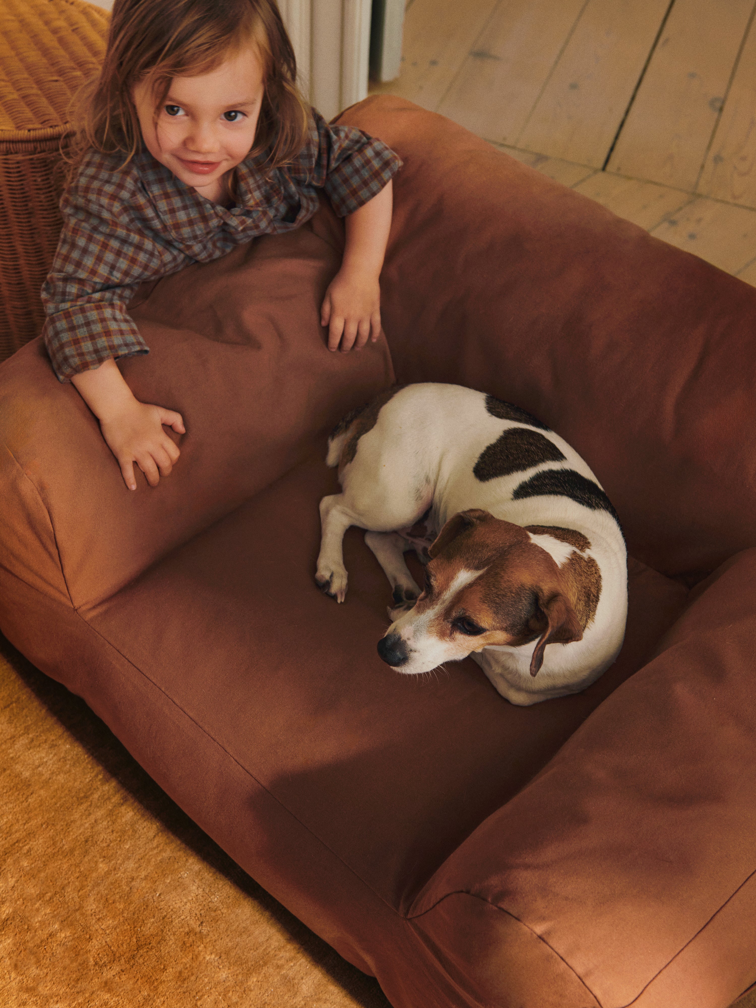 Kindersessel BILLOW BEAN BAG braun