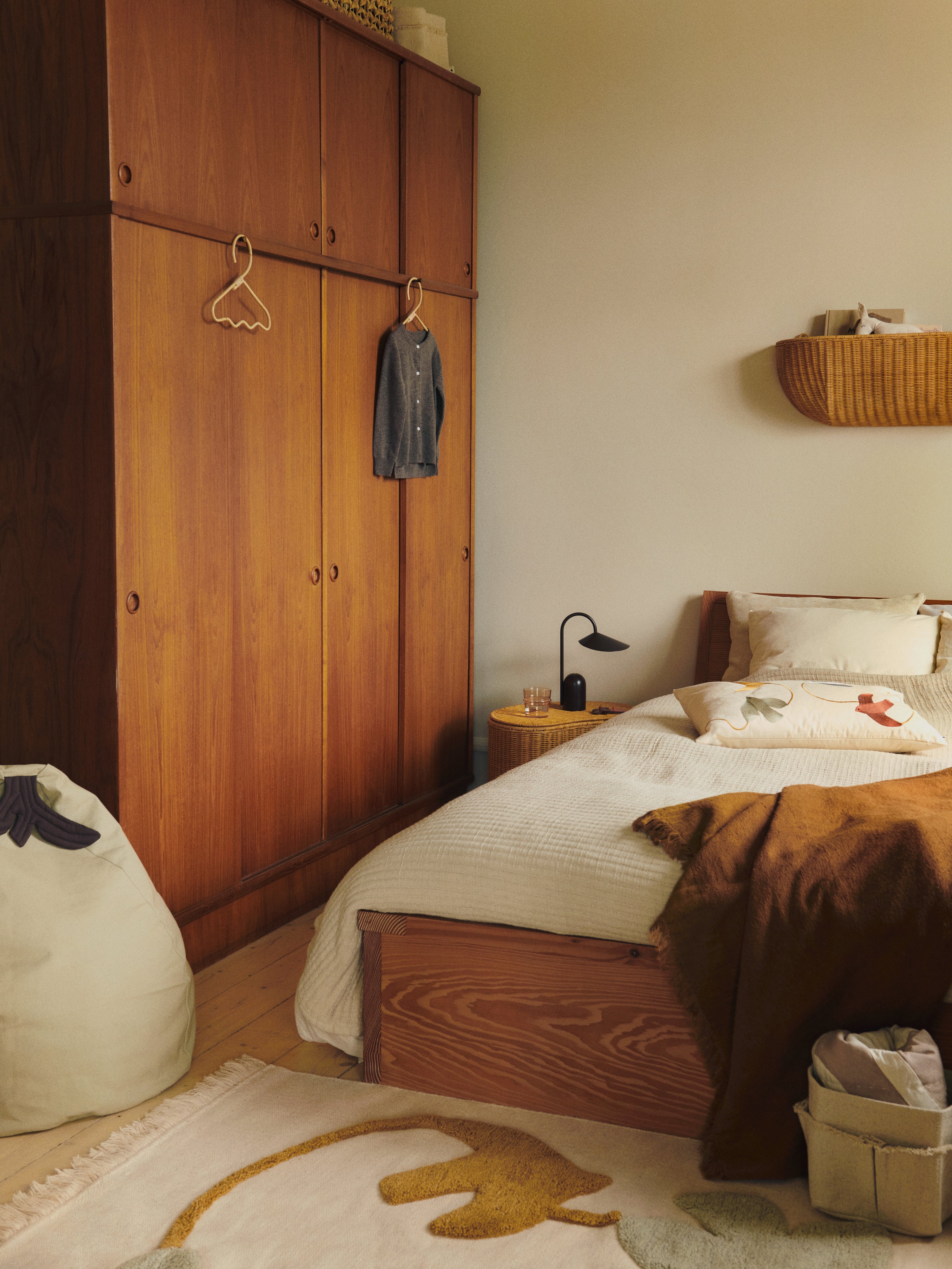 Wandkorb BRAIDED WALL POCKET Rattan