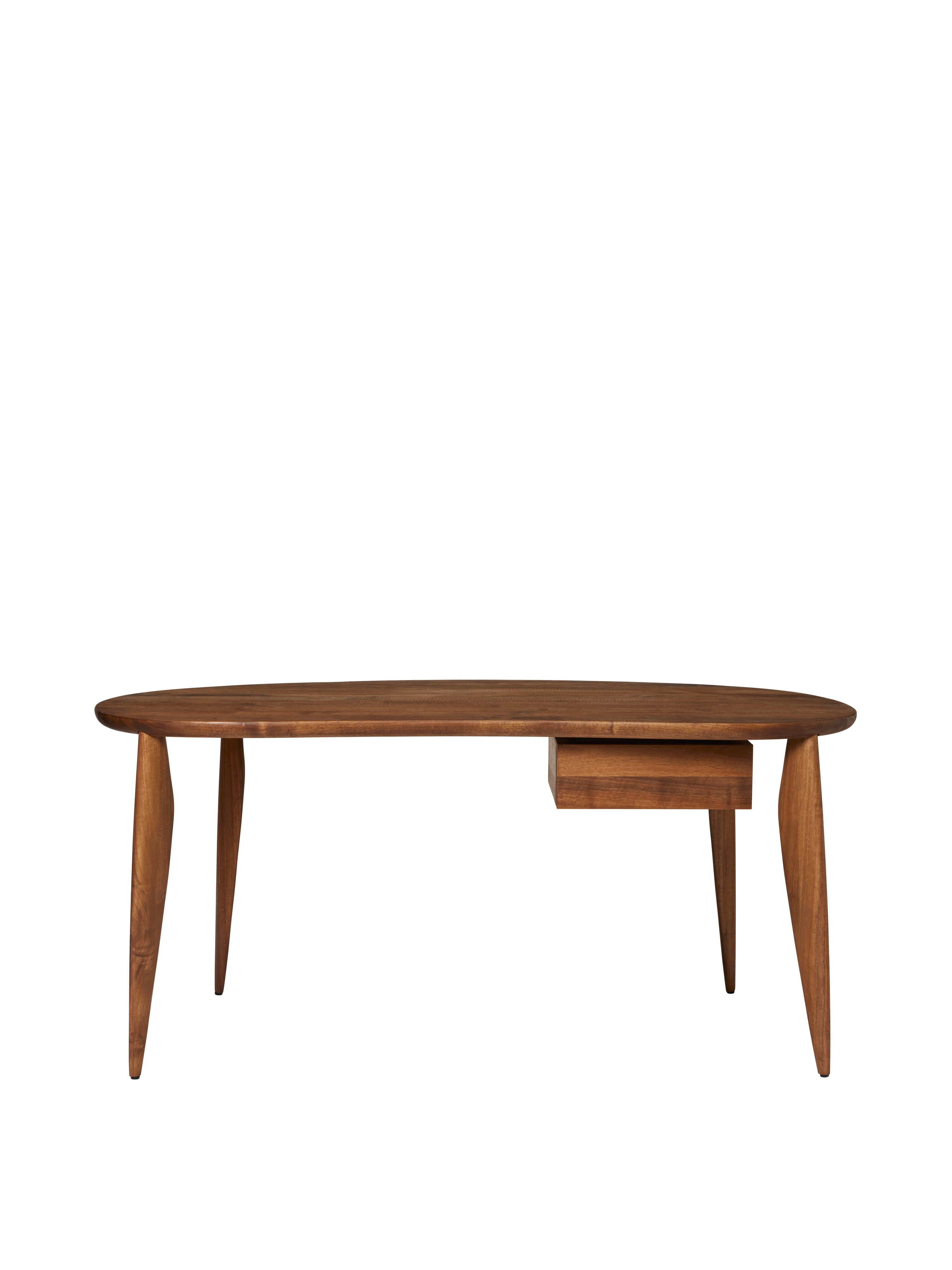 FEVE walnut wood table [Klaudia] [drawer included or available for separate purchase? and this is probably more of a desk]