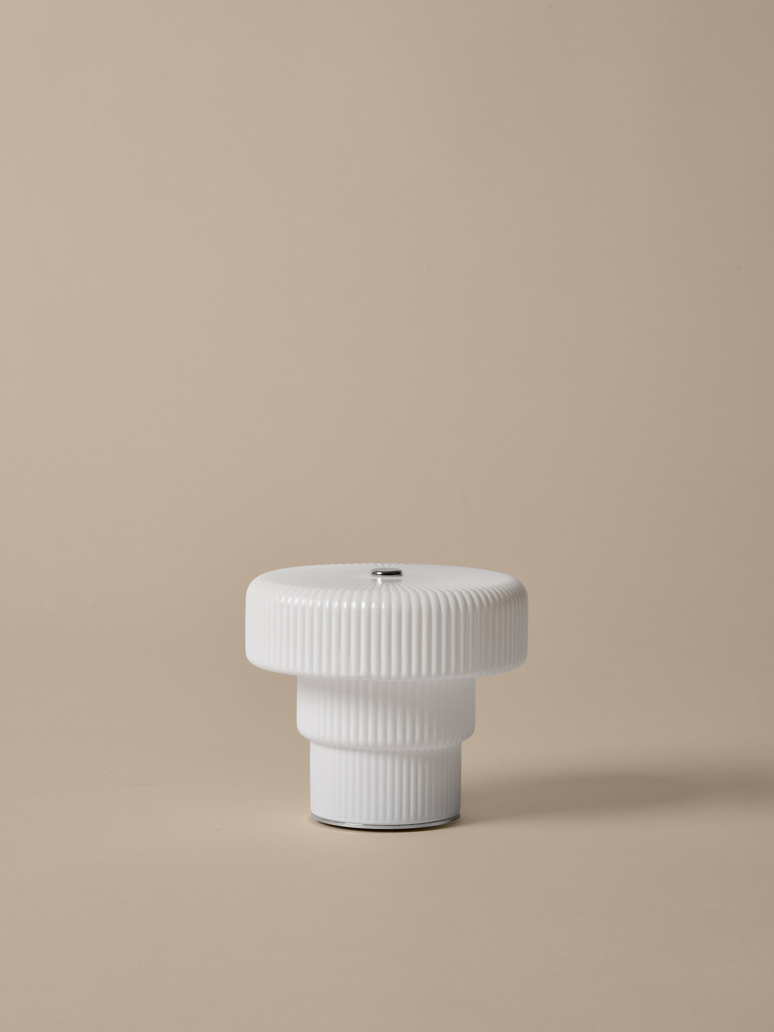 Portable lamp RIPPLE white