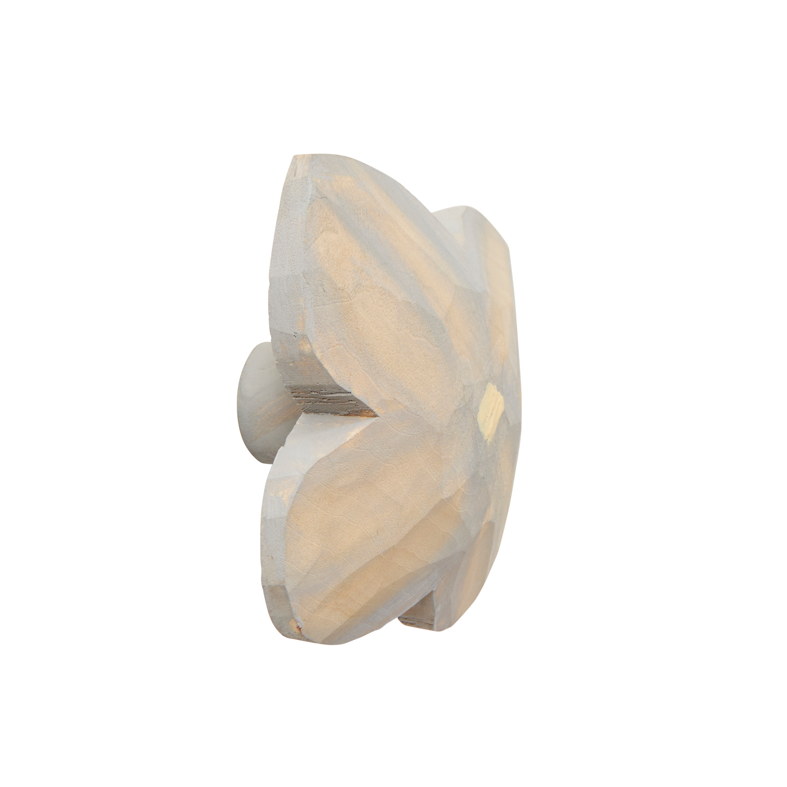 POESIE gray coat rack with yellow